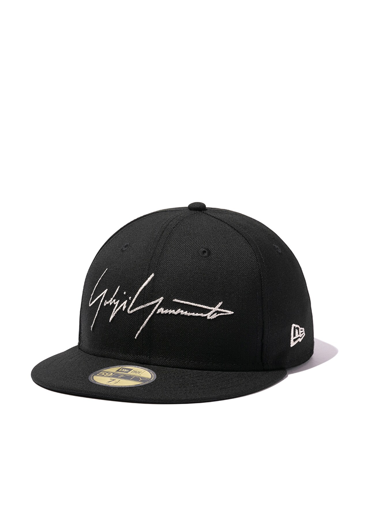 Yohji Yamamoto × New Era BLACK SERGE 59FIFTY LOGO BLACK/SILVER