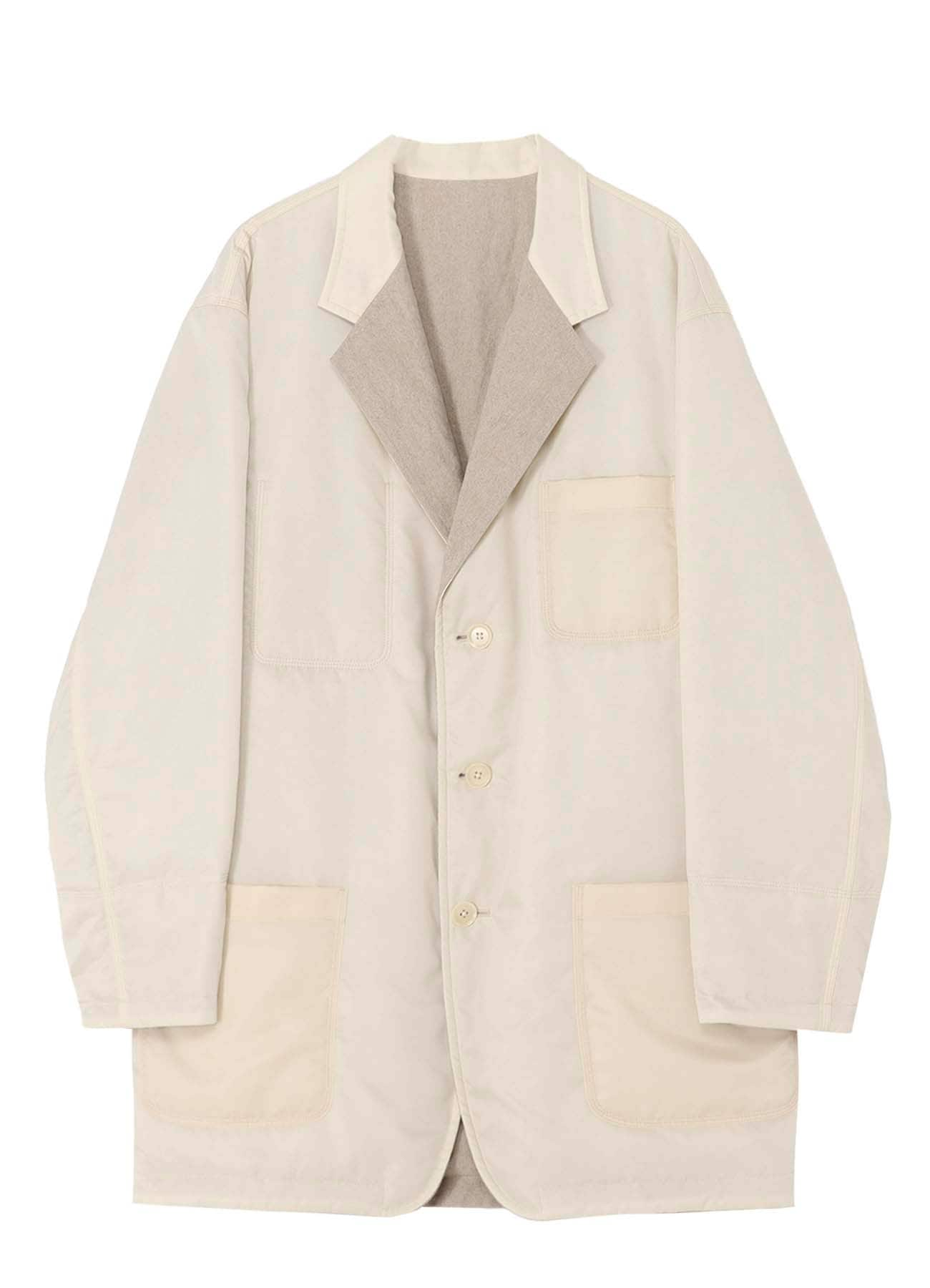 【PIECE UNIQUE/AOYAMA】Ny TWILL IVORY 6STITCHES REVERSIBLE JACKET