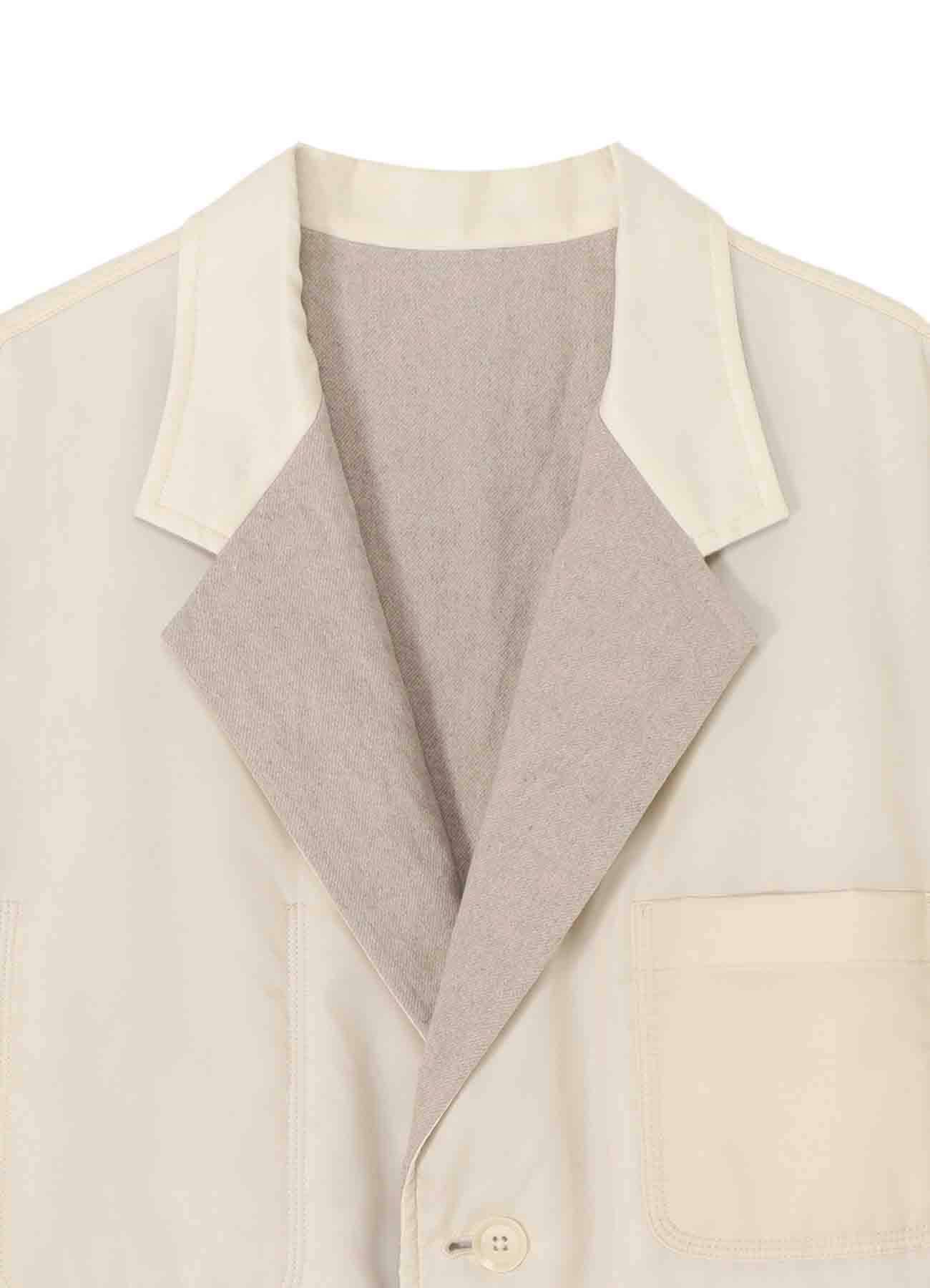 【10/12 10:00 Release】【PIECE UNIQUE/AOYAMA】Ny TWILL IVORY 3STITCHES REVERSIBLE JACKET