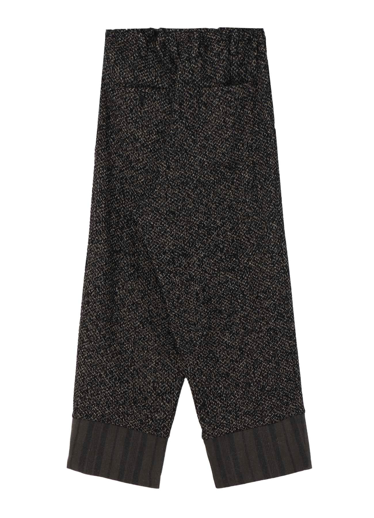 【10/12 10:00 Release】【PIECE UNIQUE/AOYAMA】W/WASHI HEM SWITCH PANTS