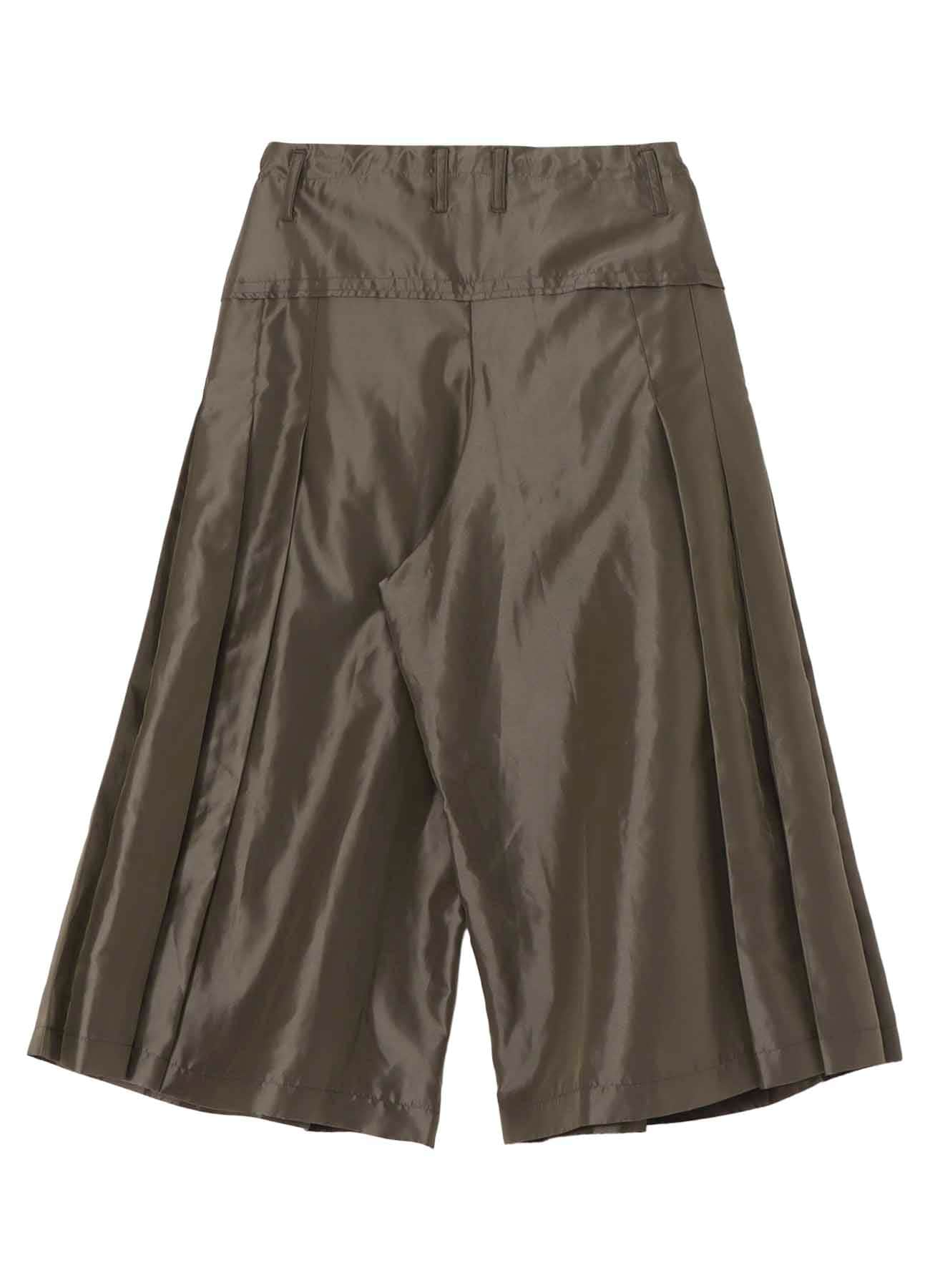 【10/12 10:00 Release】【PIECE UNIQUE/AOYAMA】Ny TWILL KHAKI PLEATS HALF PANTS