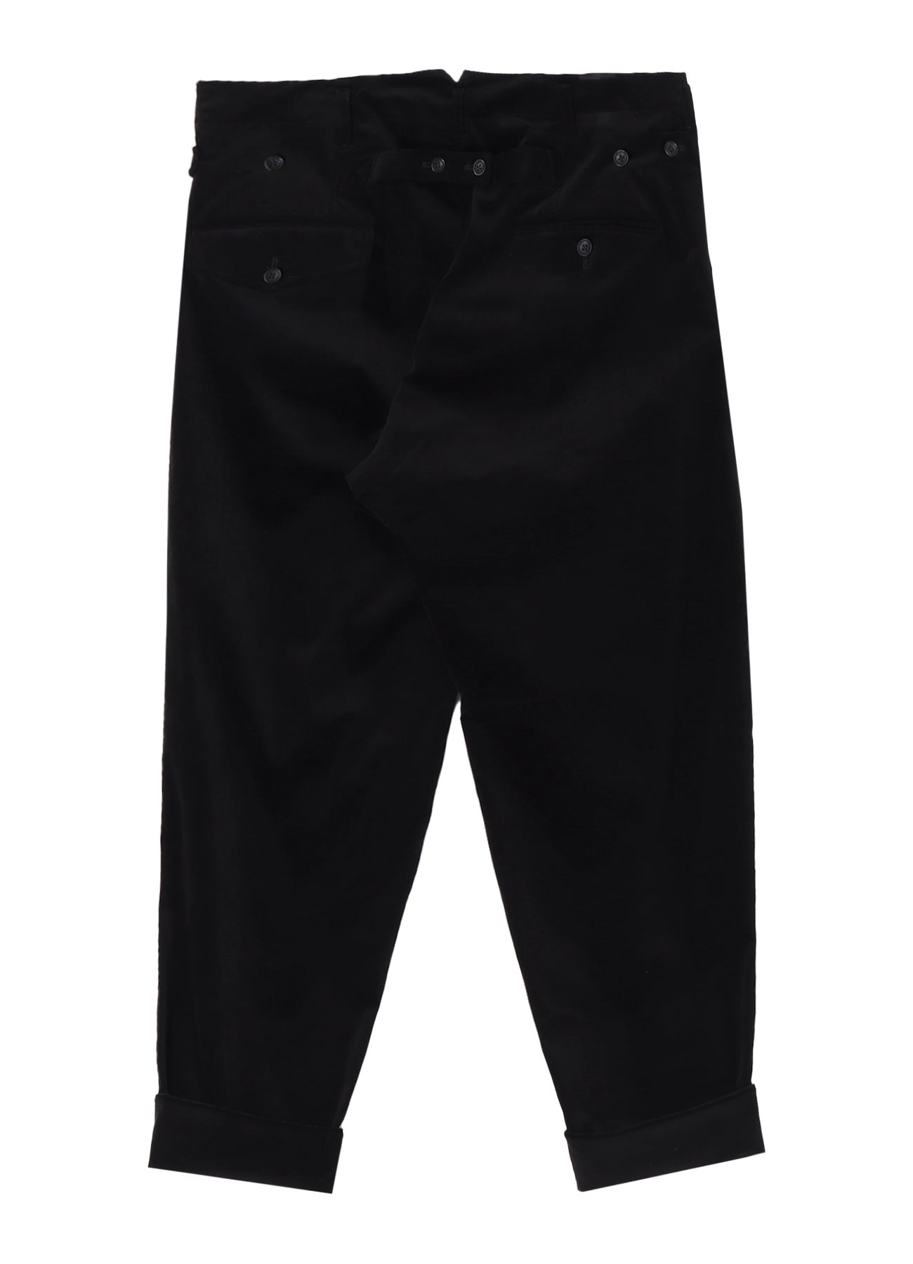 【10/12 10:00 Release】【PIECE UNIQUE/AOYAMA】50C VELVET BACK BELTED PANTS