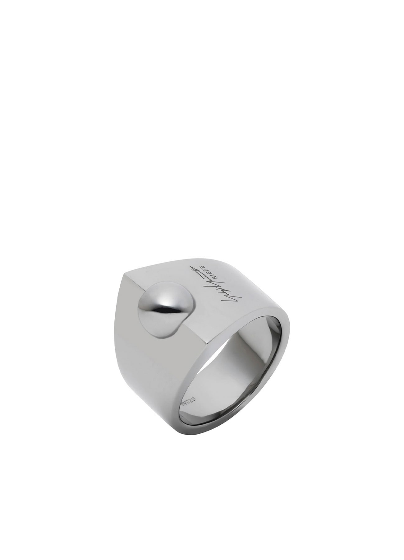 SILVER 925 SV KNUCKLE BALL RING SV