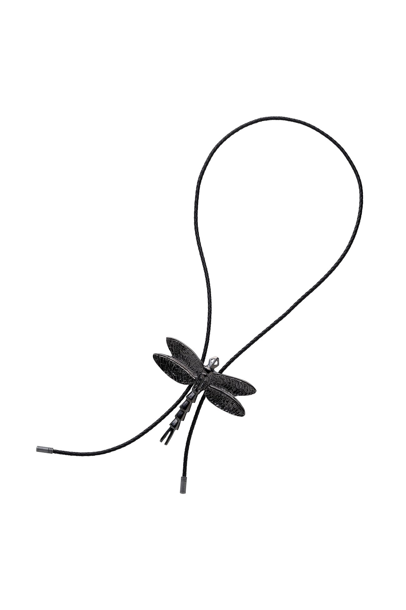 LEA/BRASS ANISOPTERA 2WAY NECKLACE BLK A