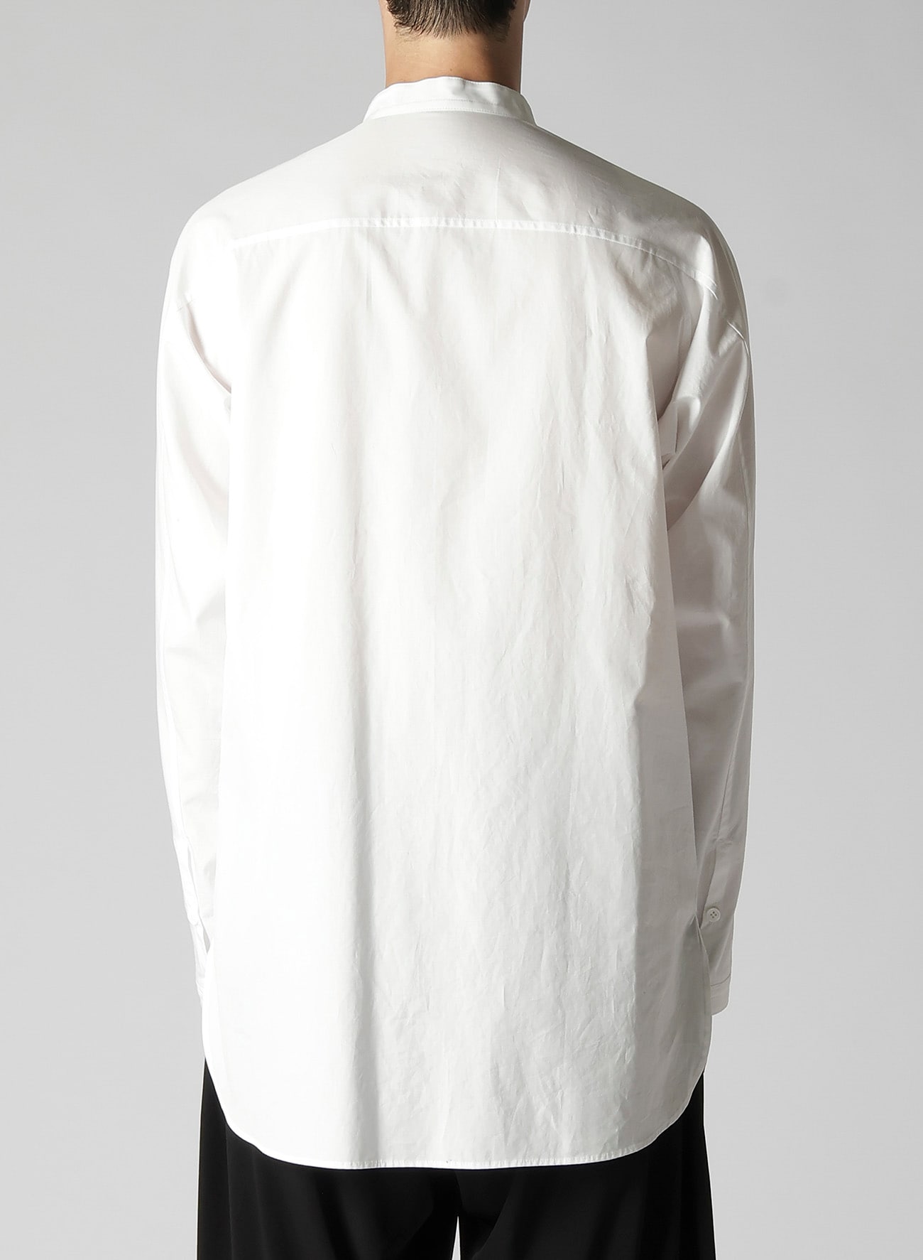 100/2 BROAD J-UNEVEN STAND B-A(S White): Yohji Yamamoto POUR HOMME 