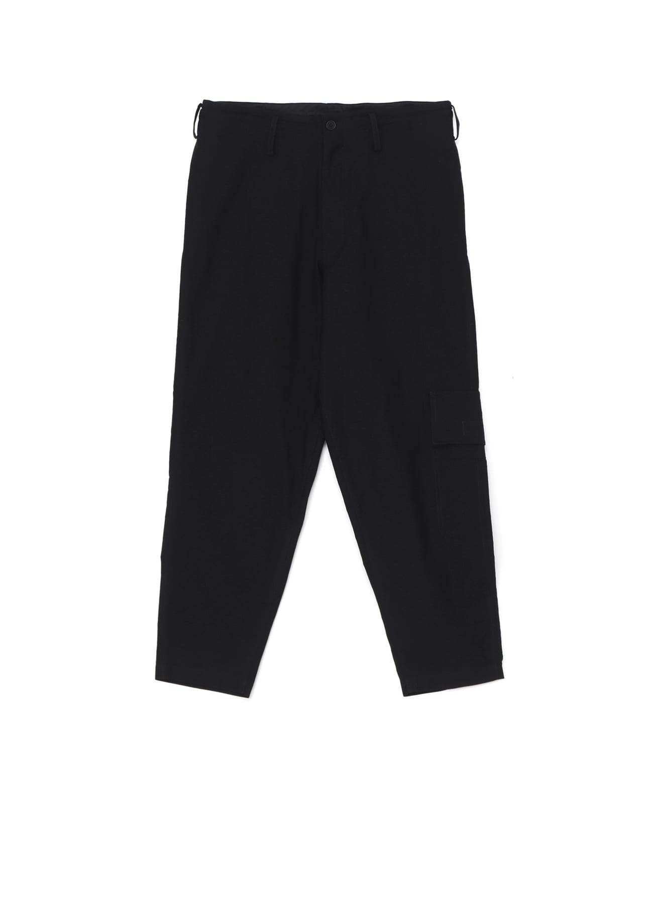 WIDE TWILL G-SIDE TUCK P(S Black): Yohji Yamamoto POUR HOMME｜THE 