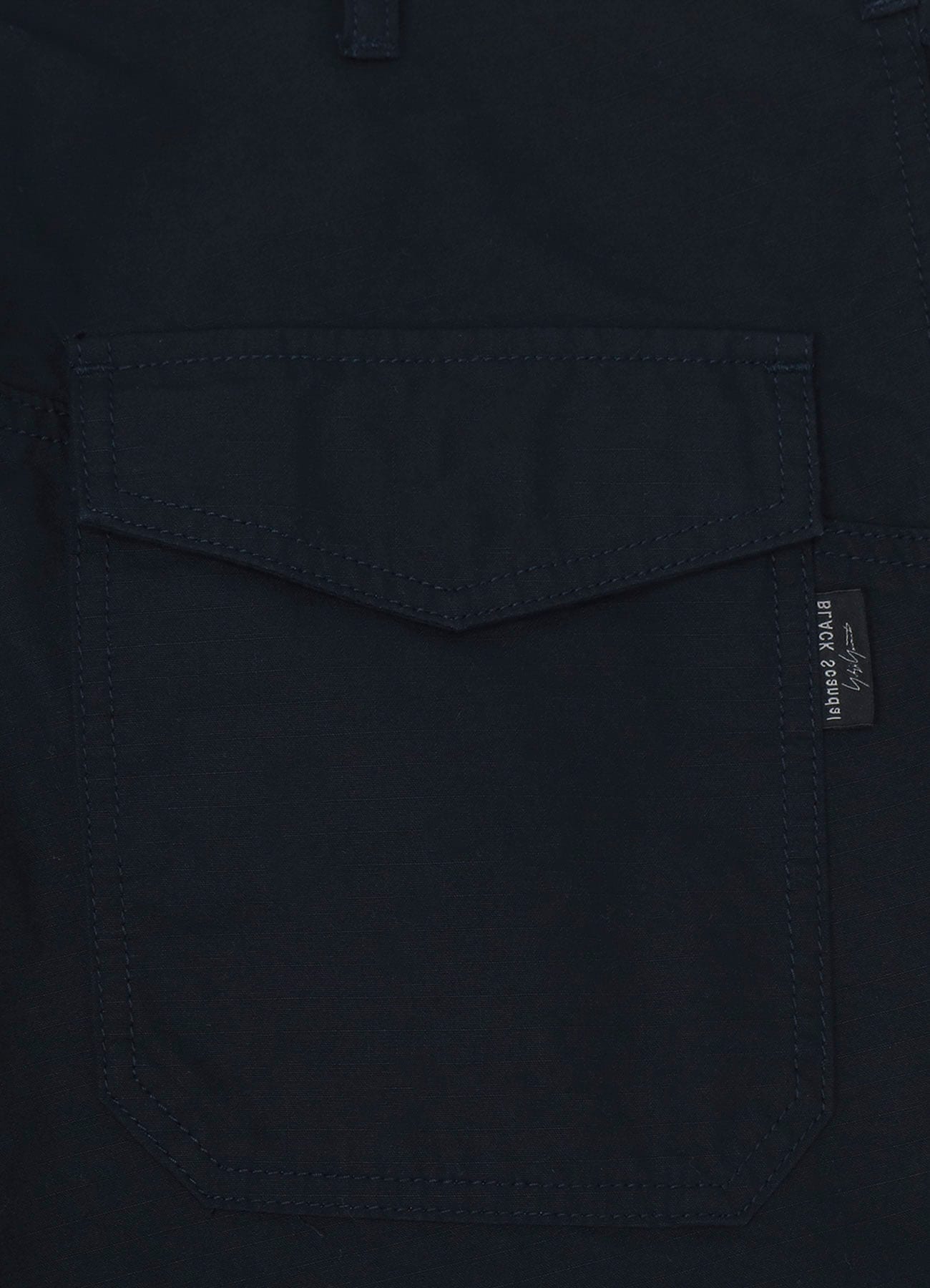 BLACK SCANDAL LIP J-NO TUCK W CORD WORK PANTS