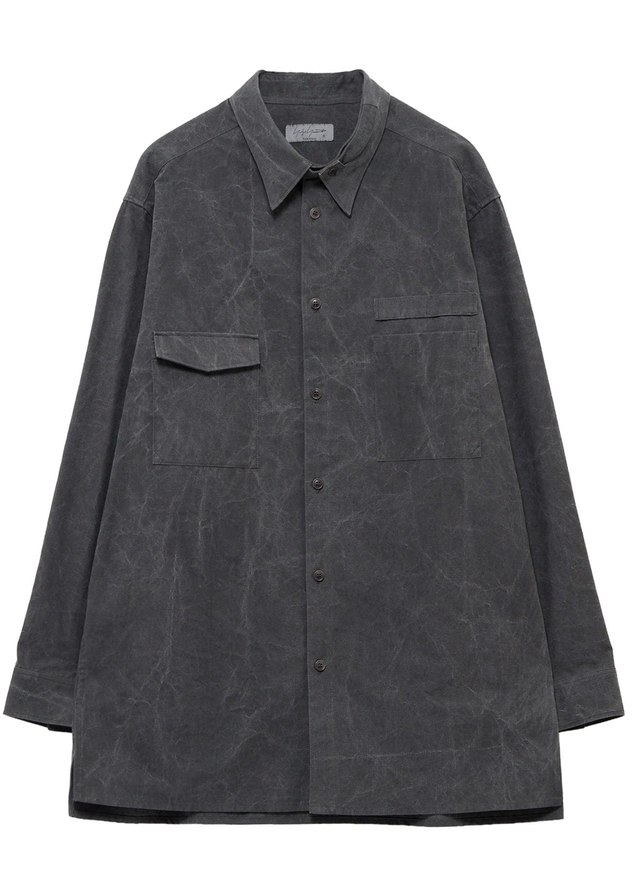 <PIECE UNIQUE>C/PIP PIGMENT  PANEL COLLAR BELT BLOUSE