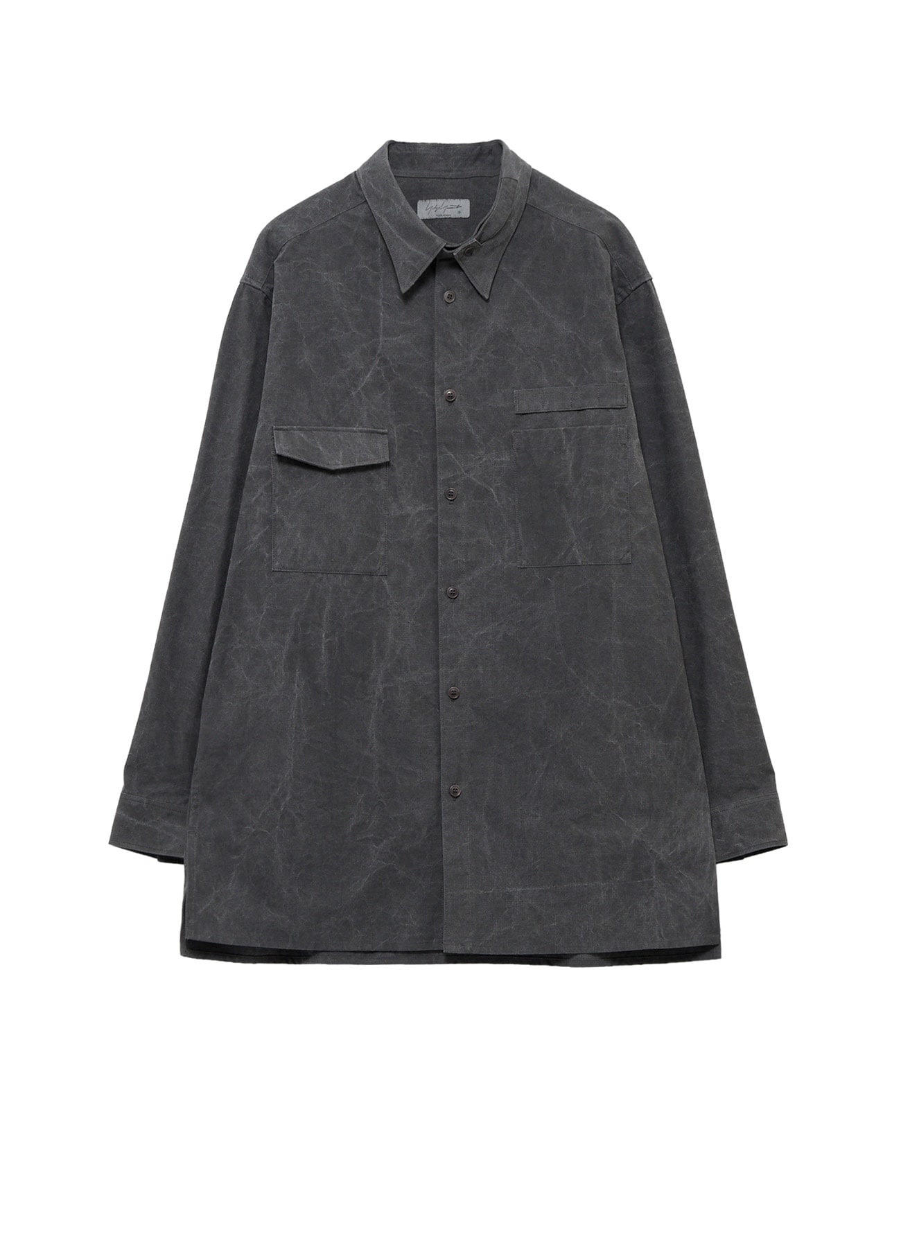<PIECE UNIQUE>C/PIP PIGMENT  PANEL COLLAR BELT BLOUSE