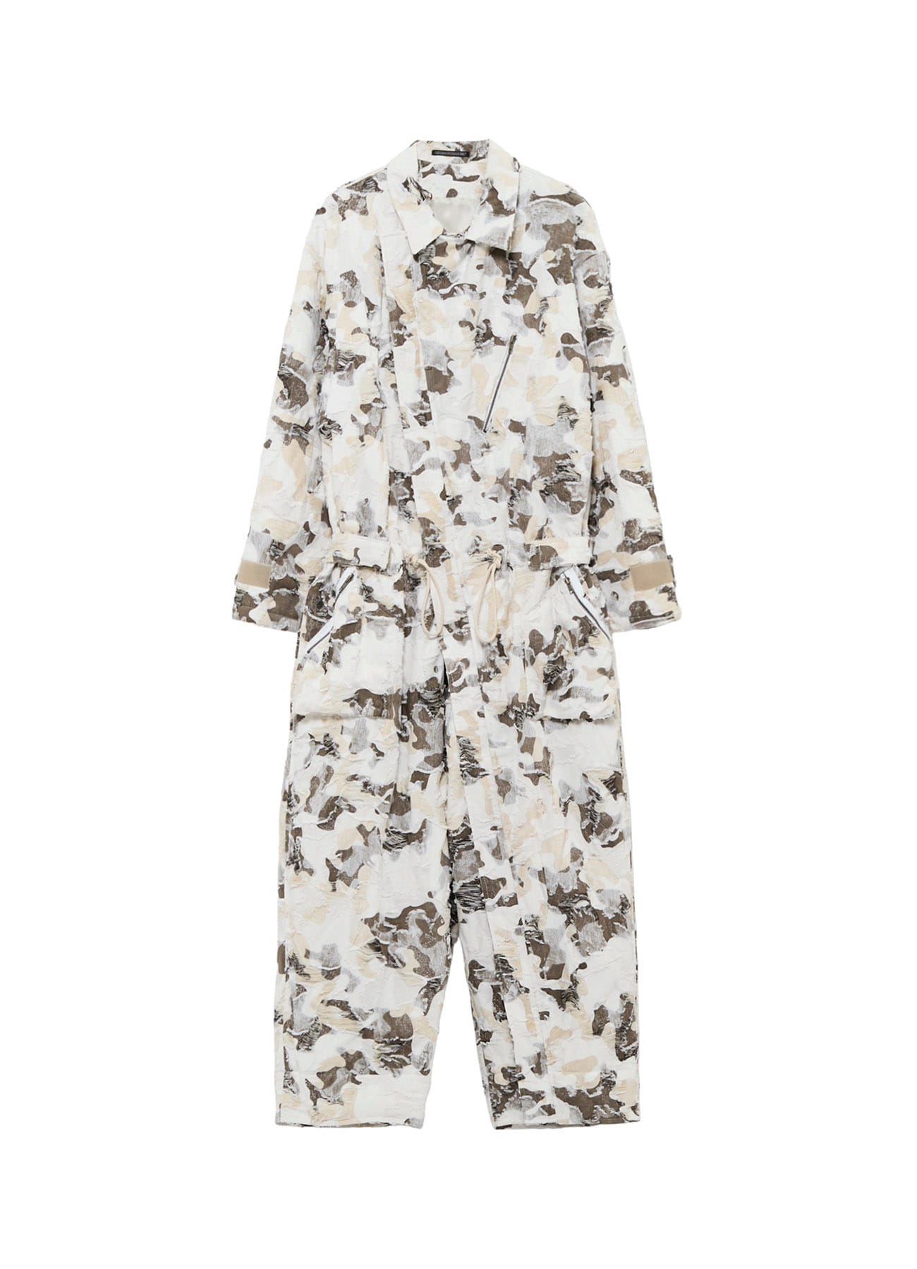 <PIECE UNIQUE>COW PRINT RIDERS JUMPSUIT