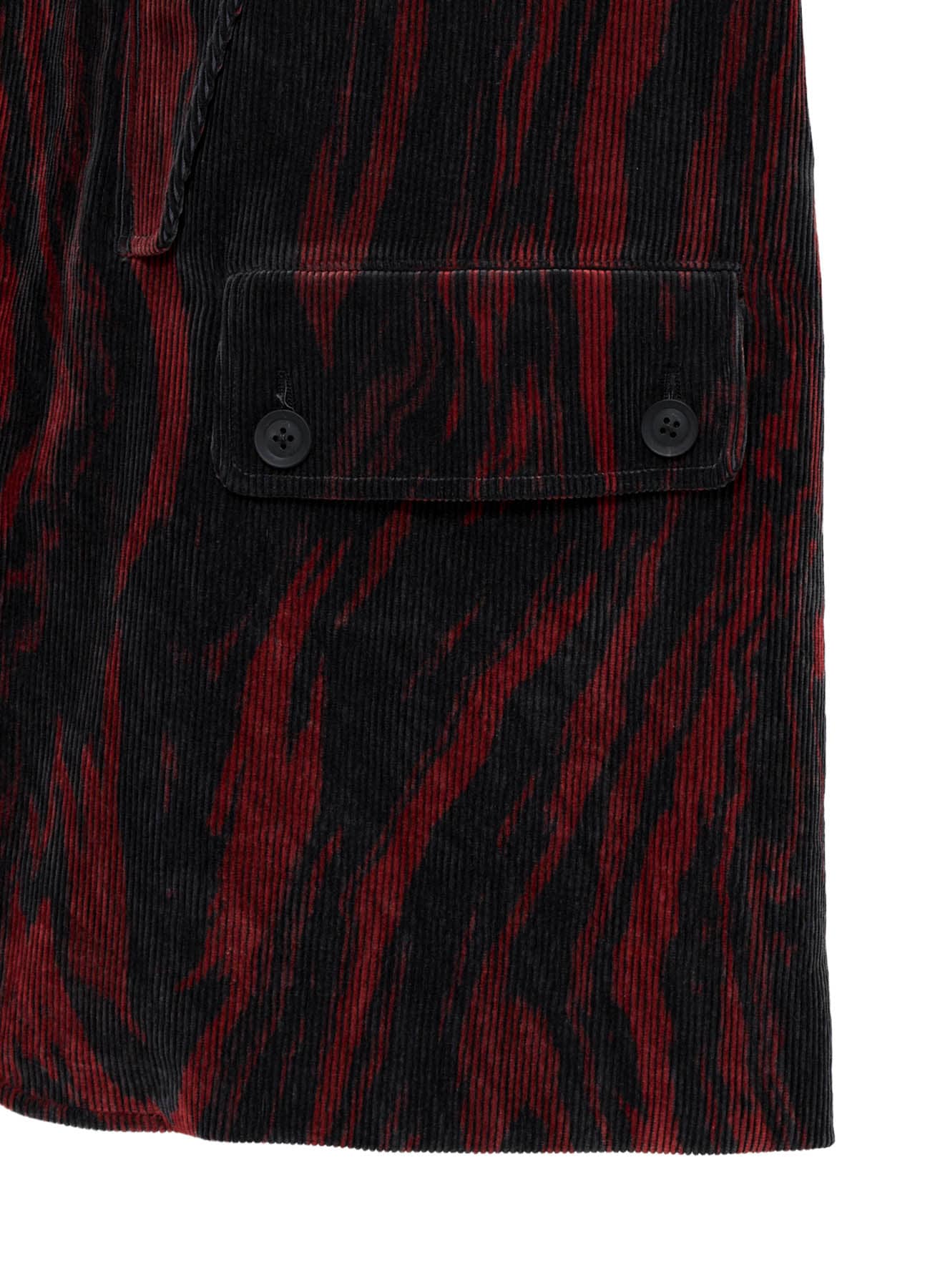 <PIECE UNIQUE>C/RY CORDUROY INK MARBLING DYED PADDED JACKET