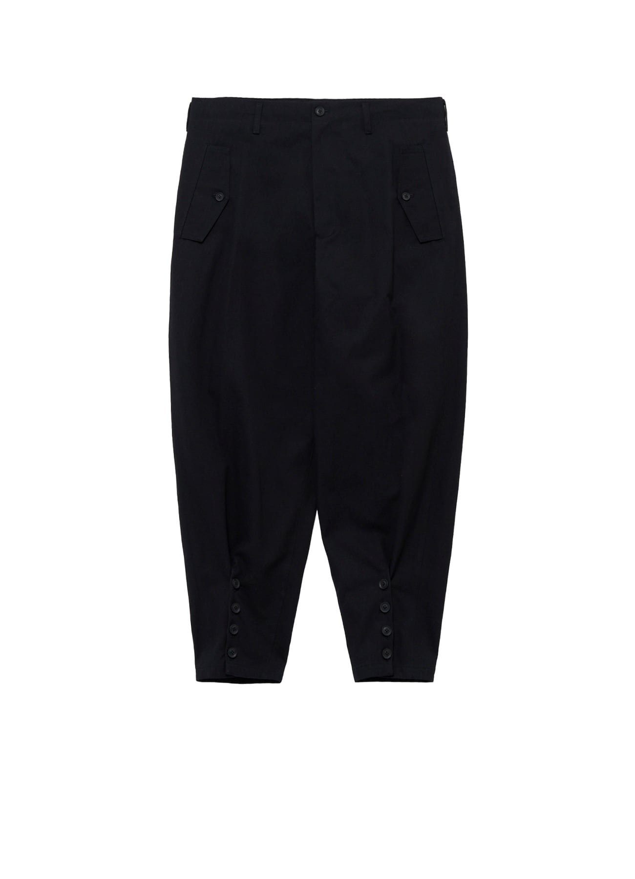 <PIECE UNIQUE>C/CANVAS HEM SLIT BUTTON PANTS