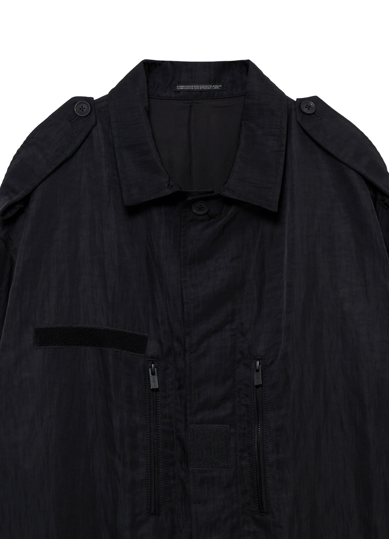 <PIECE UNIQUE>NY LIQUID DYED TWILL ARMY BLOUSON