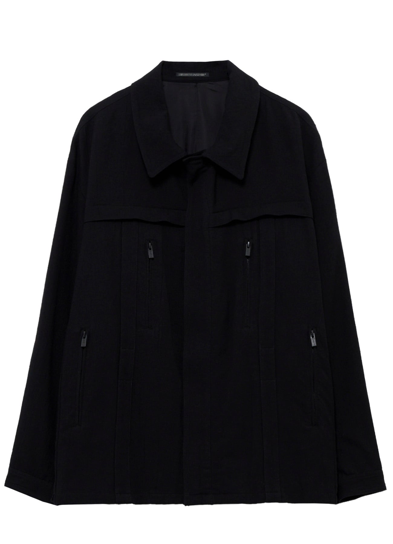 <PIECE UNIQUE>C/BAMBOO TWILL YOEK PANEL BLOUSON