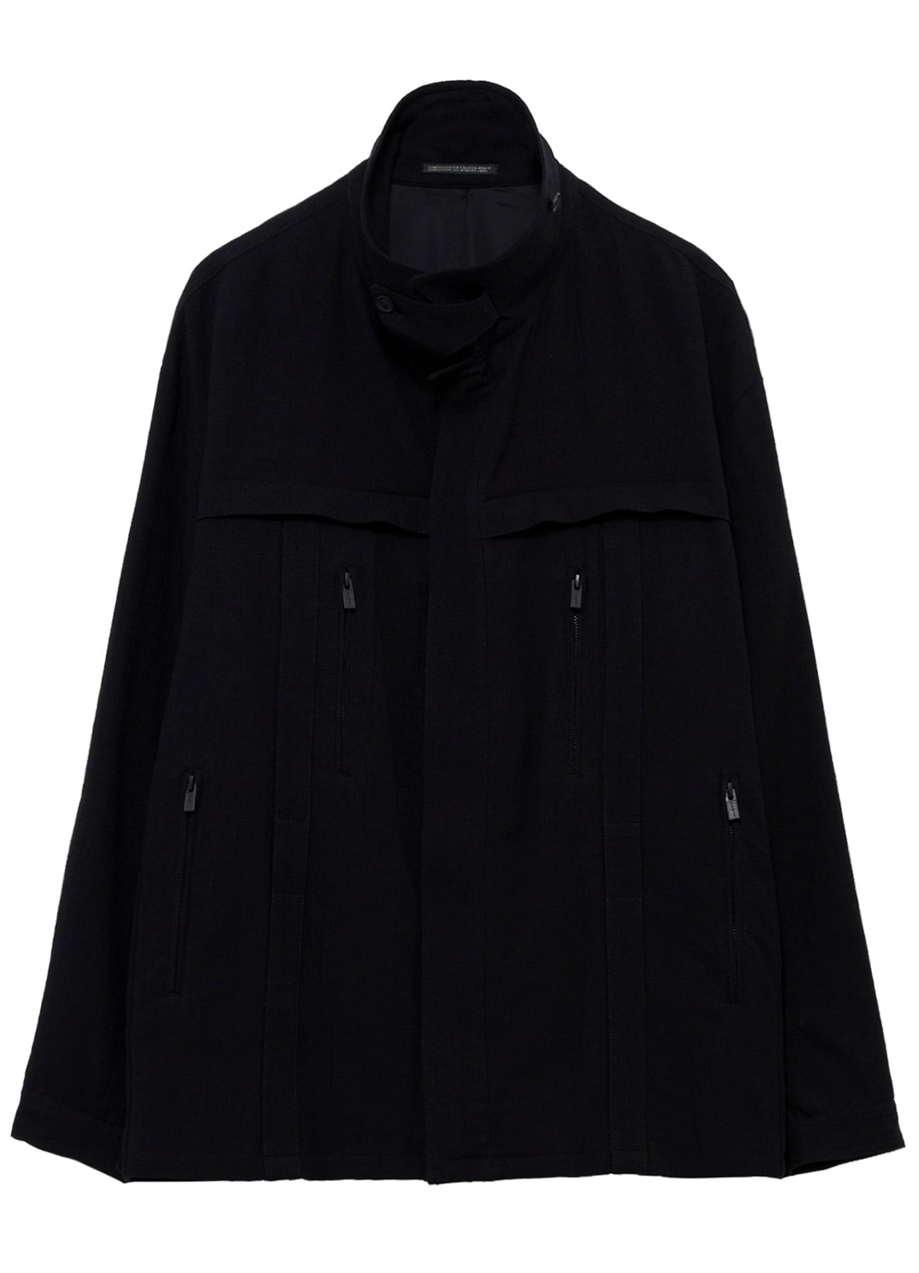 <PIECE UNIQUE>C/BAMBOO TWILL YOEK PANEL BLOUSON