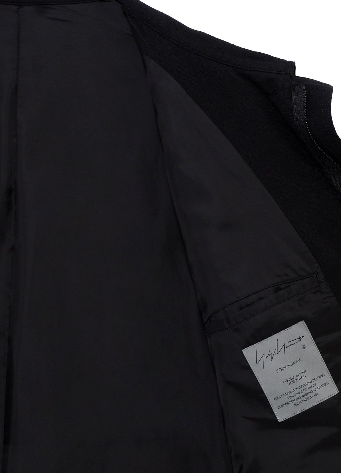<PIECE UNIQUE>C/BAMBOO TWILL YOEK PANEL BLOUSON