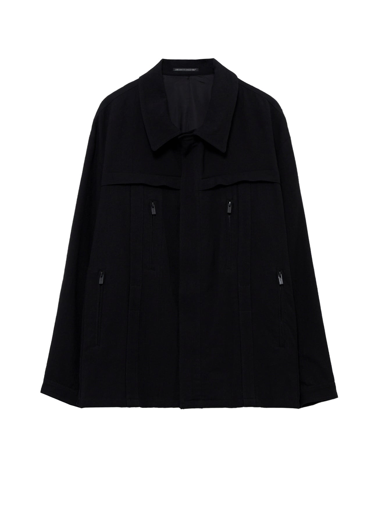 <PIECE UNIQUE>C/BAMBOO TWILL YOEK PANEL BLOUSON