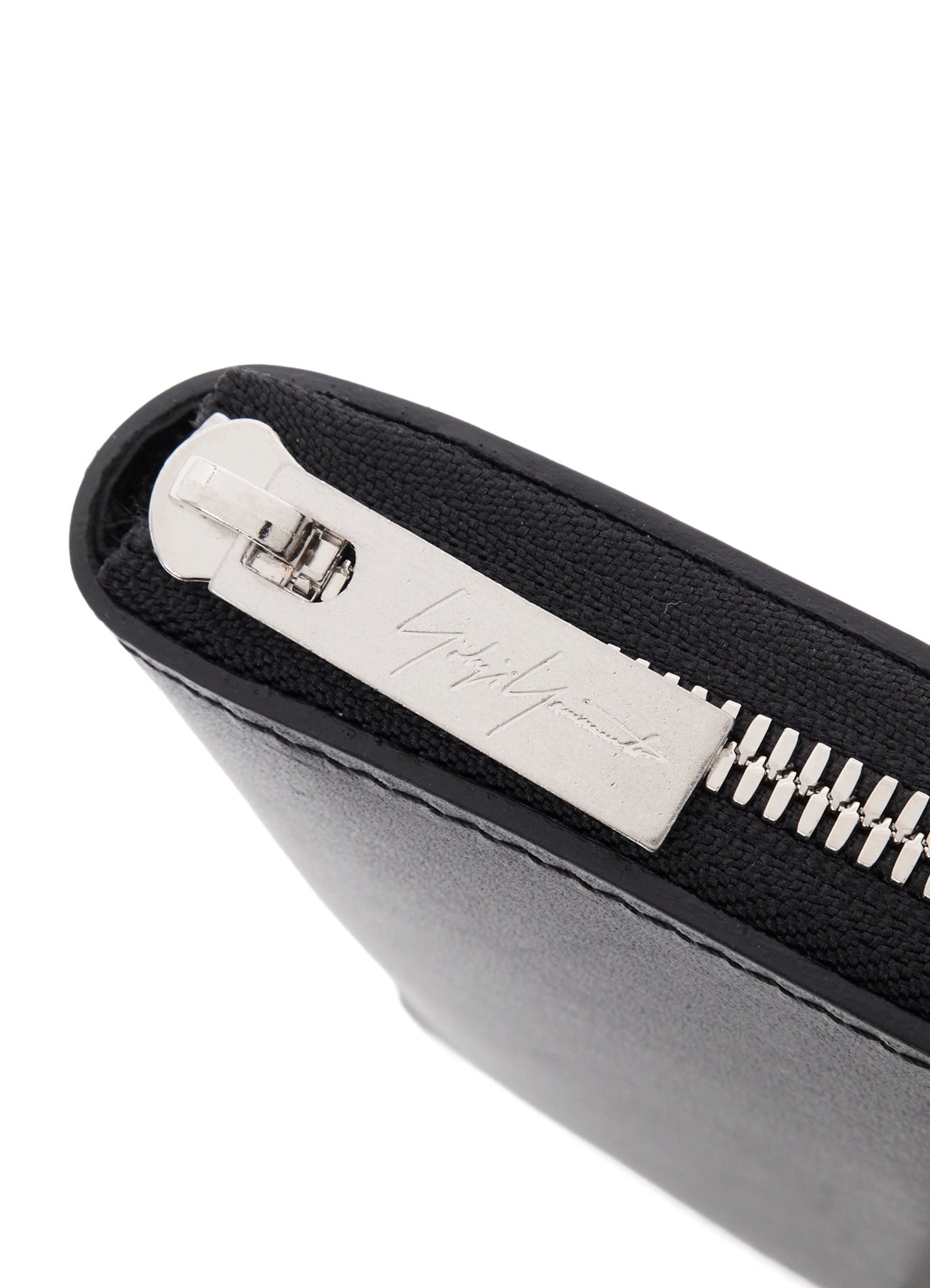 UNFINISHED LEATHER ZIP WALLET S