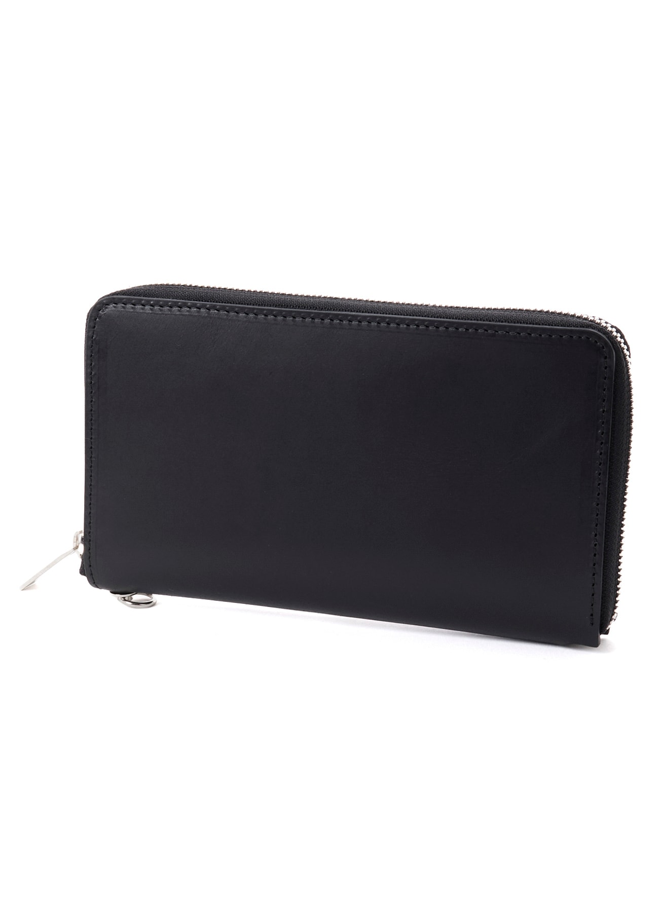 UNFINISHED LEATHER ZIP WALLET L