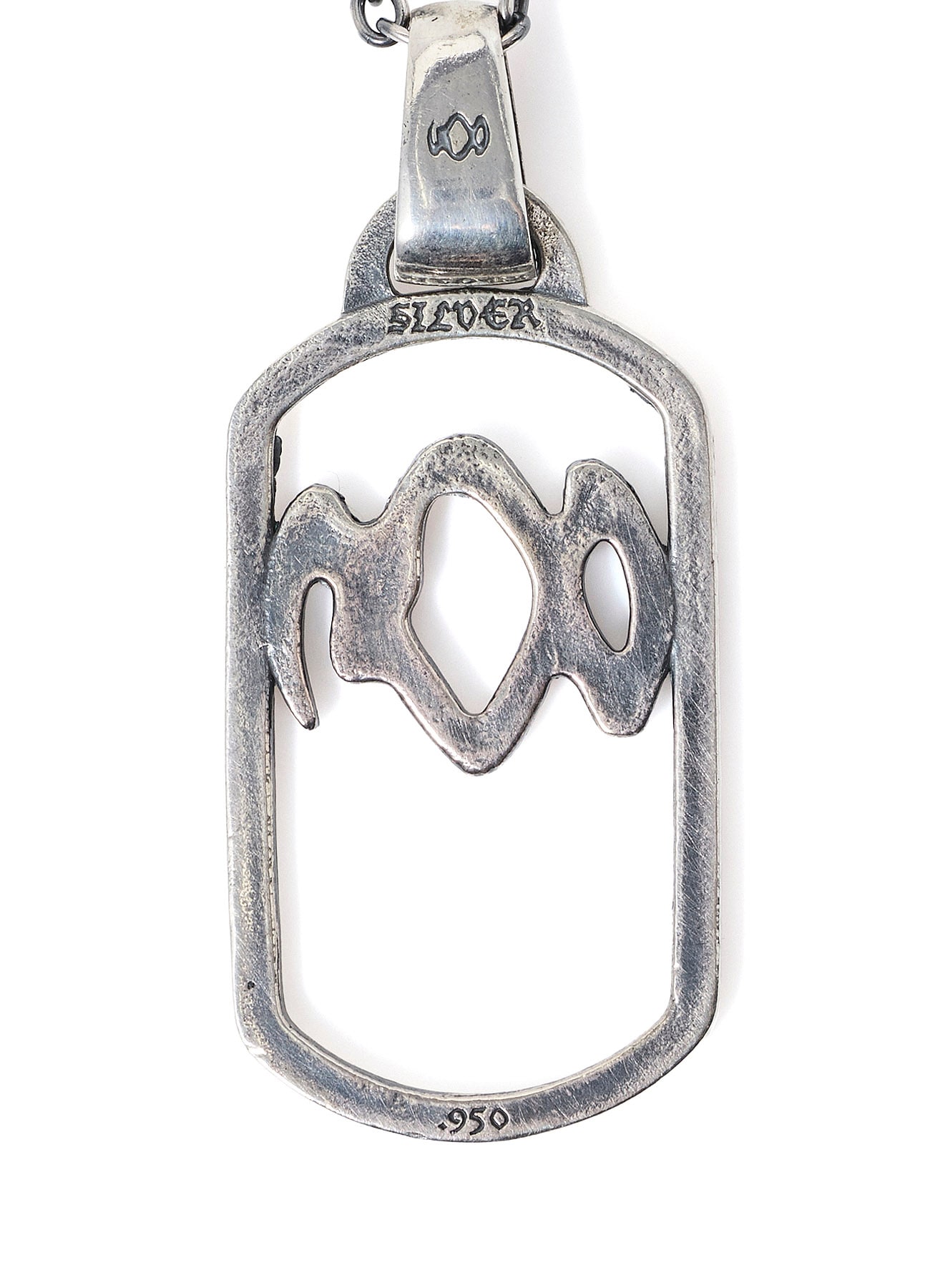 SILVER 950 DOG TAG GLASSES HOLDER