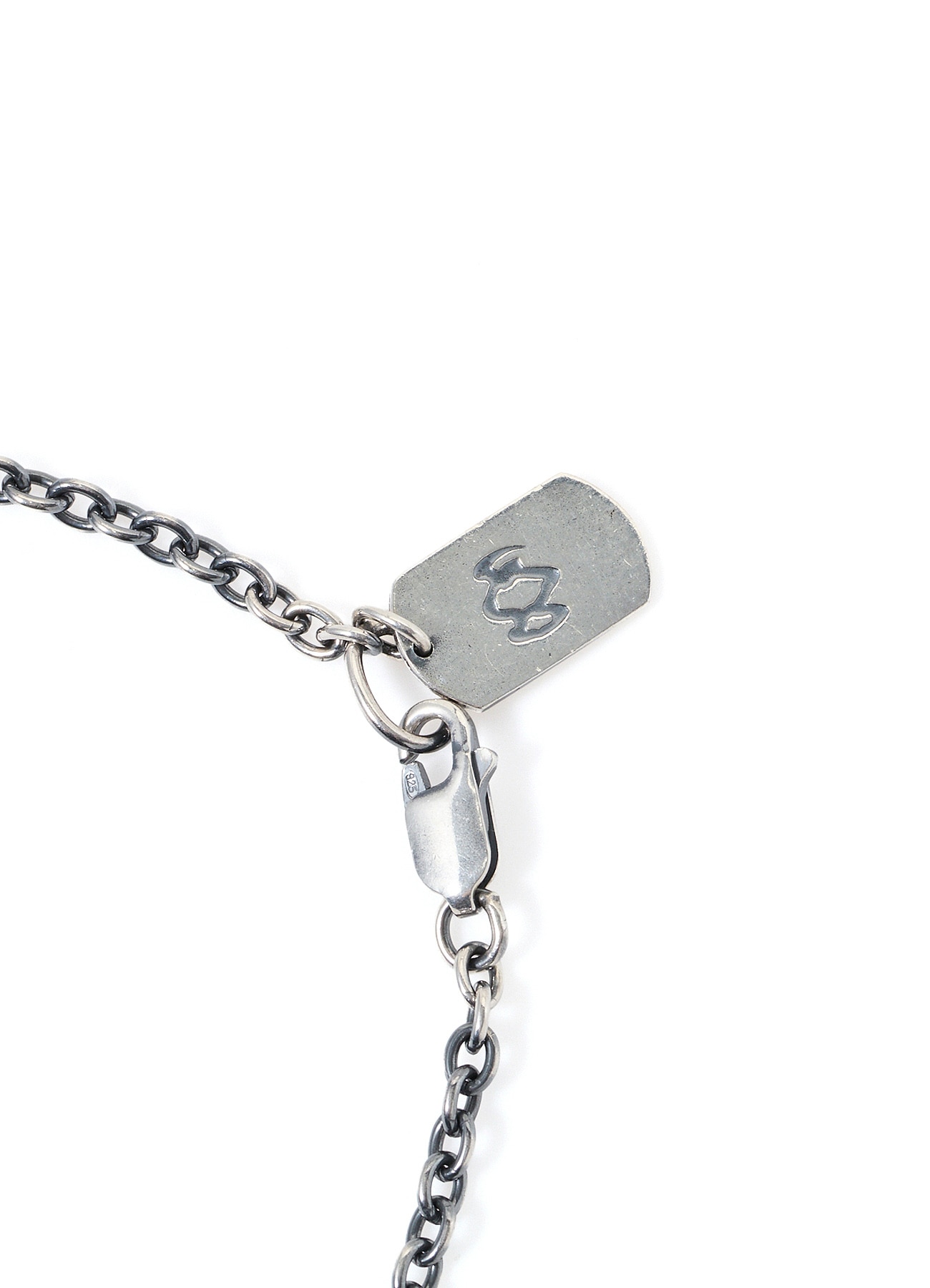 SILVER 950 DOG TAG GLASSES HOLDER