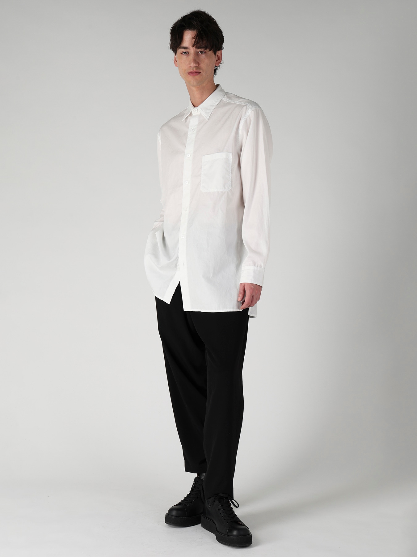 CHAIN STITCH BROAD STANDARD BIG SHIRT