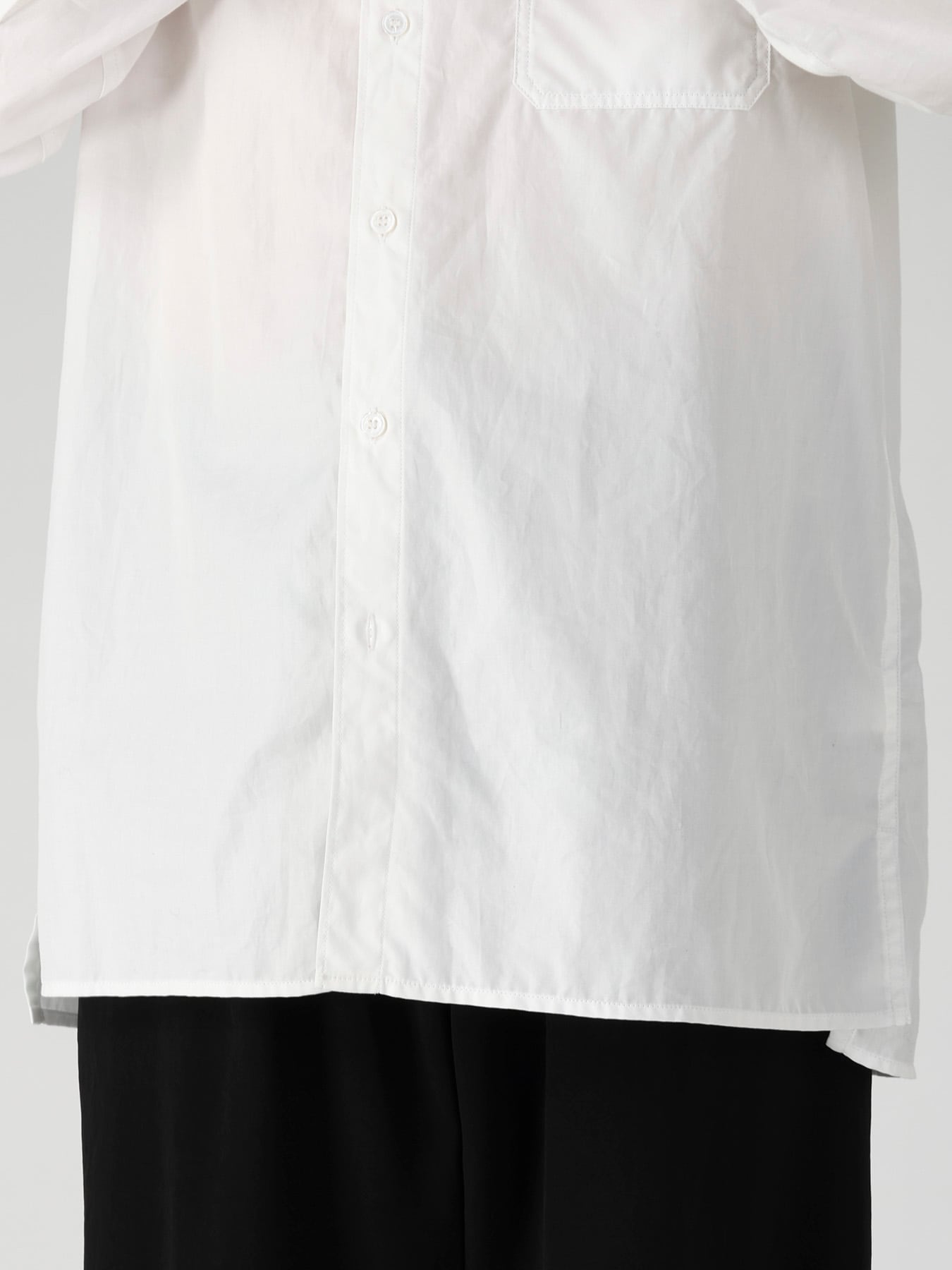 CHAIN STITCH BROAD STANDARD BIG SHIRT