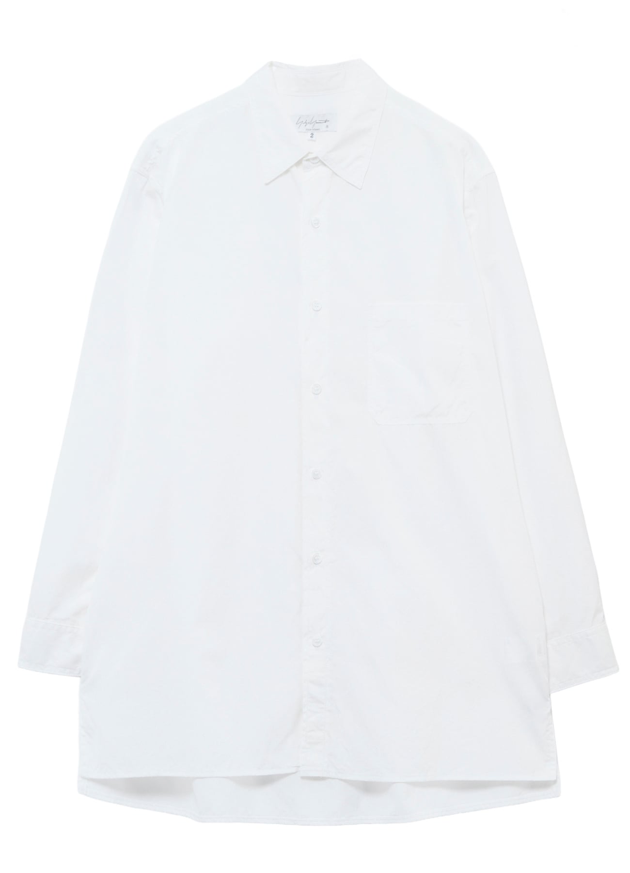 CHAIN STITCH BROAD STANDARD BIG SHIRT