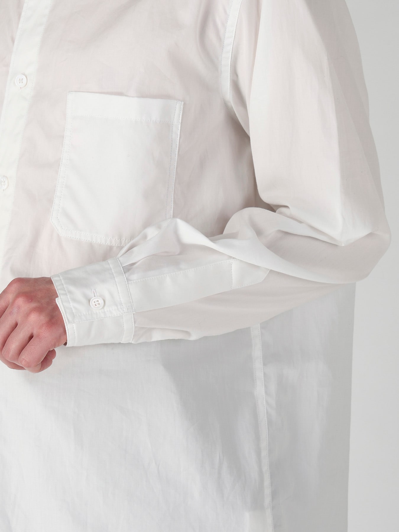CHAIN STITCH BROAD STANDARD BIG SHIRT