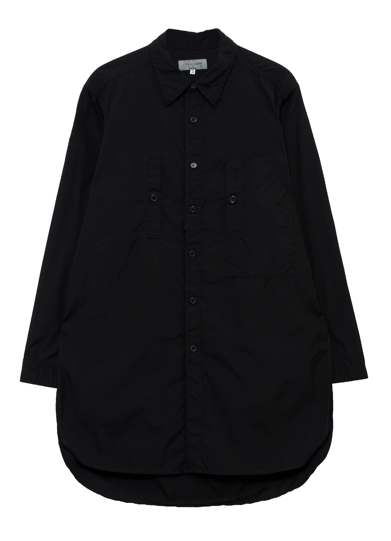 CHAIN STITCH BROAD ROUND HEM BLOUSE