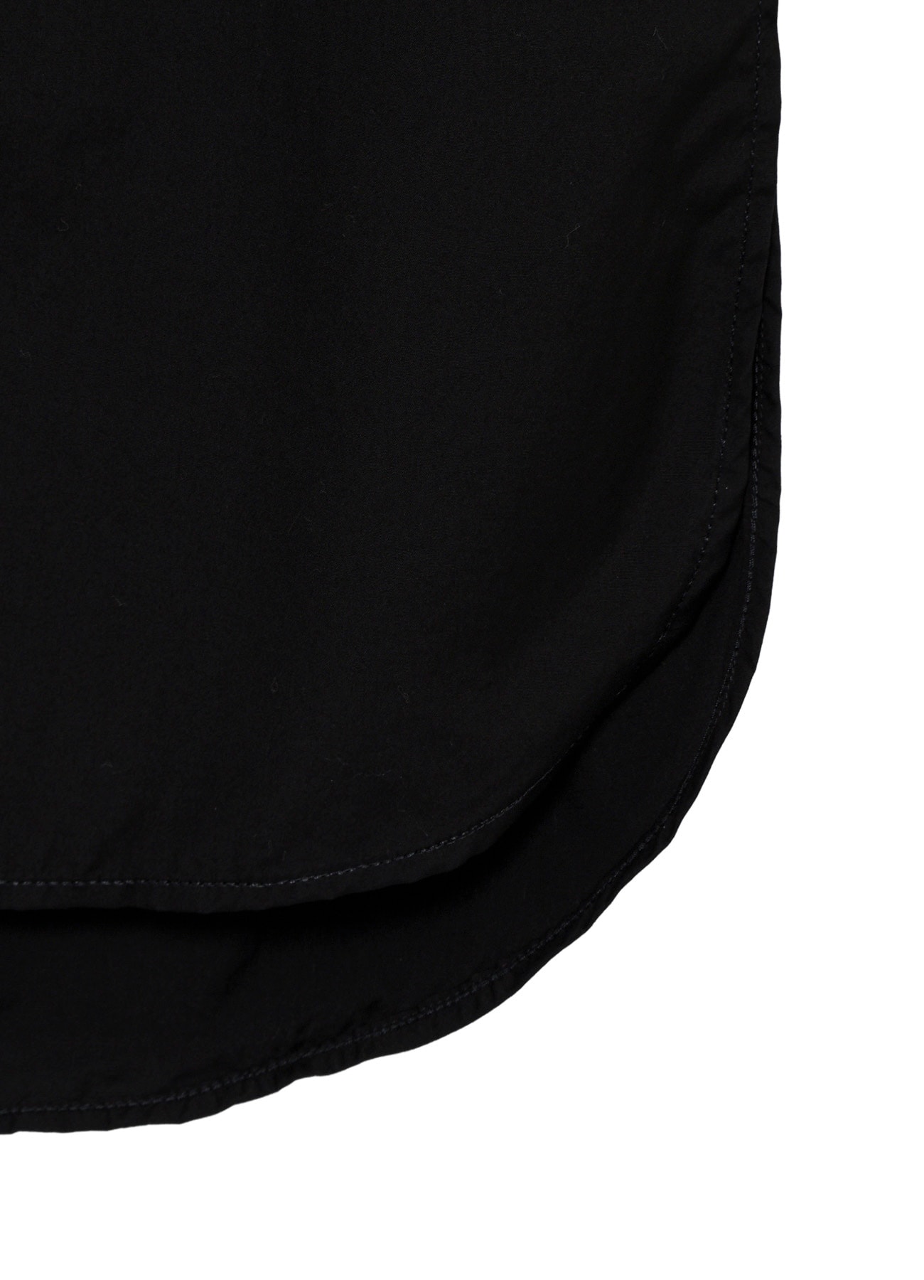 CHAIN STITCH BROAD ROUND HEM BLOUSE