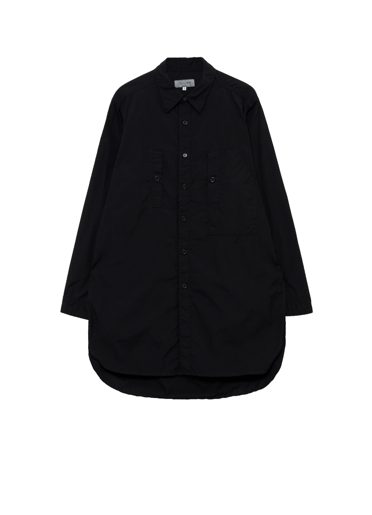 SUIT BROAD CDH STANDARD FLAP BLOUSE(S Black): Yohji Yamamoto POUR