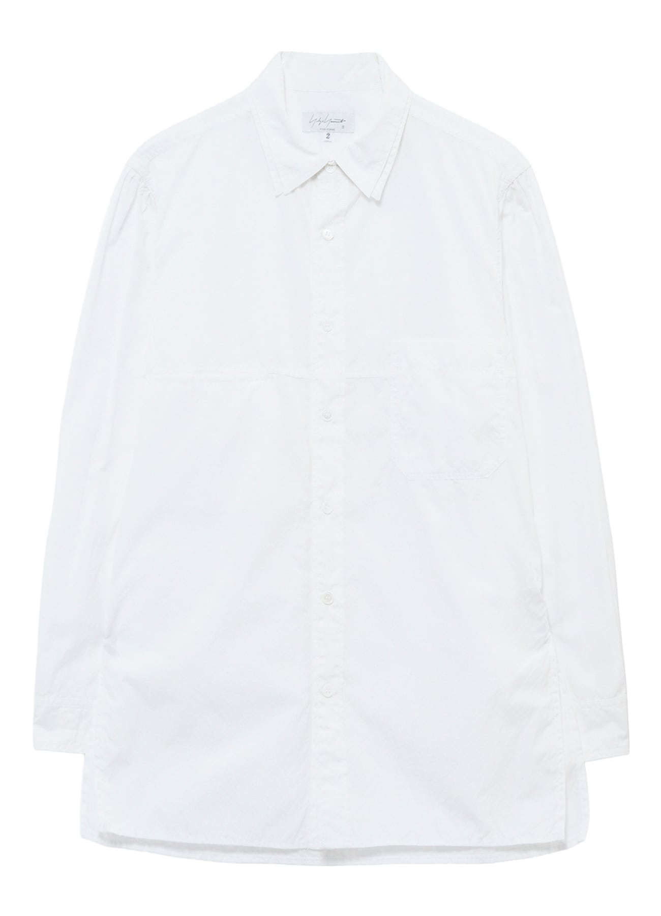 CHAIN STITCH BROAD DOUBLE COLLAR BLOUSE