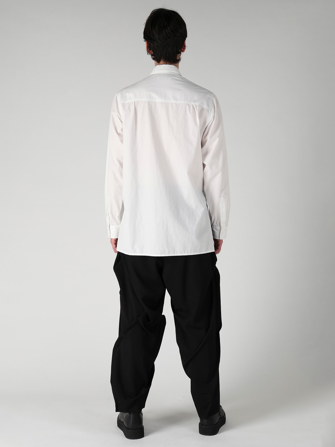 CHAIN STITCH BROAD DOUBLE COLLAR BLOUSE