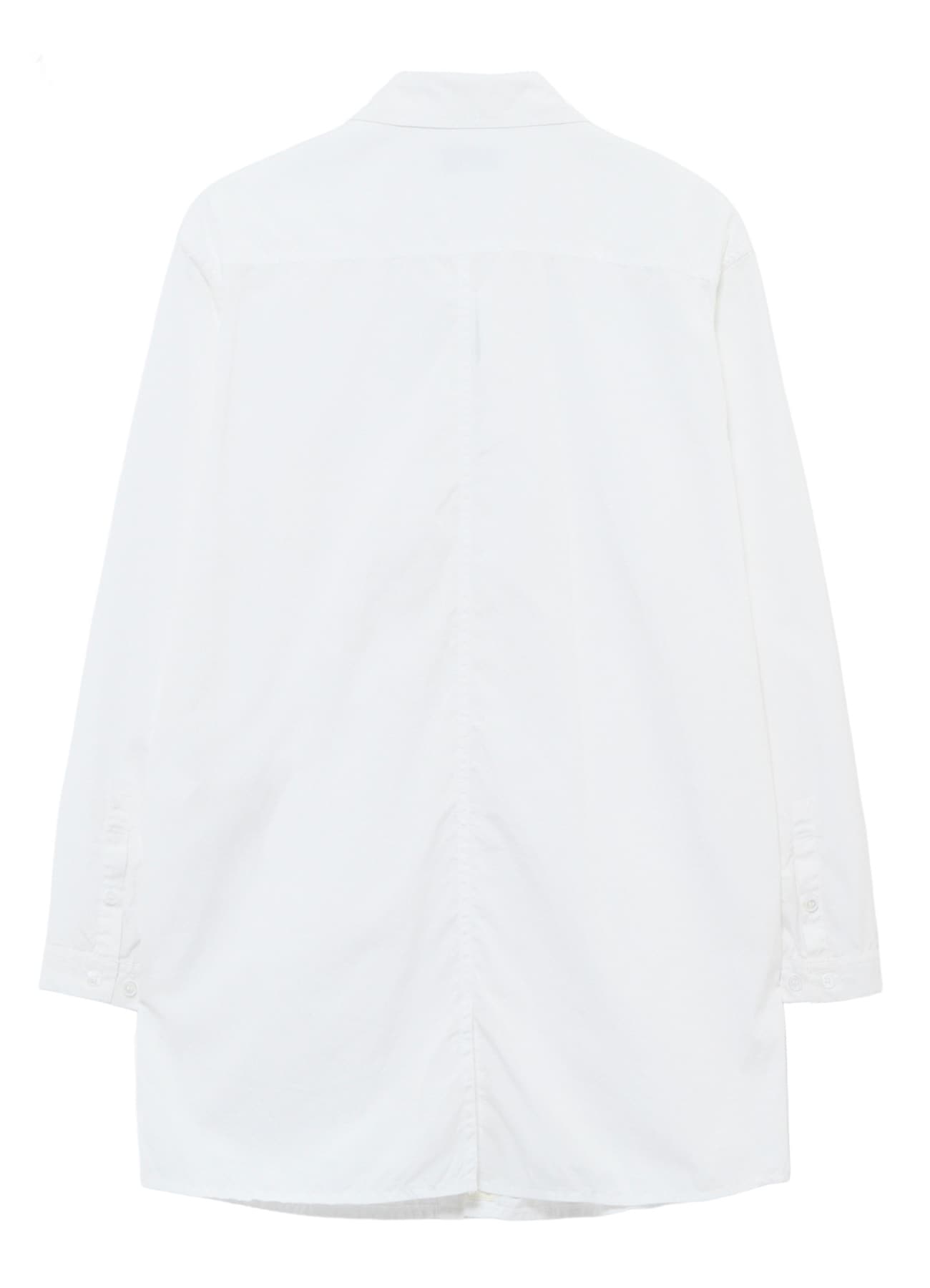 CHAIN STITCH BROAD ZIPPER OPEN BLOUSE