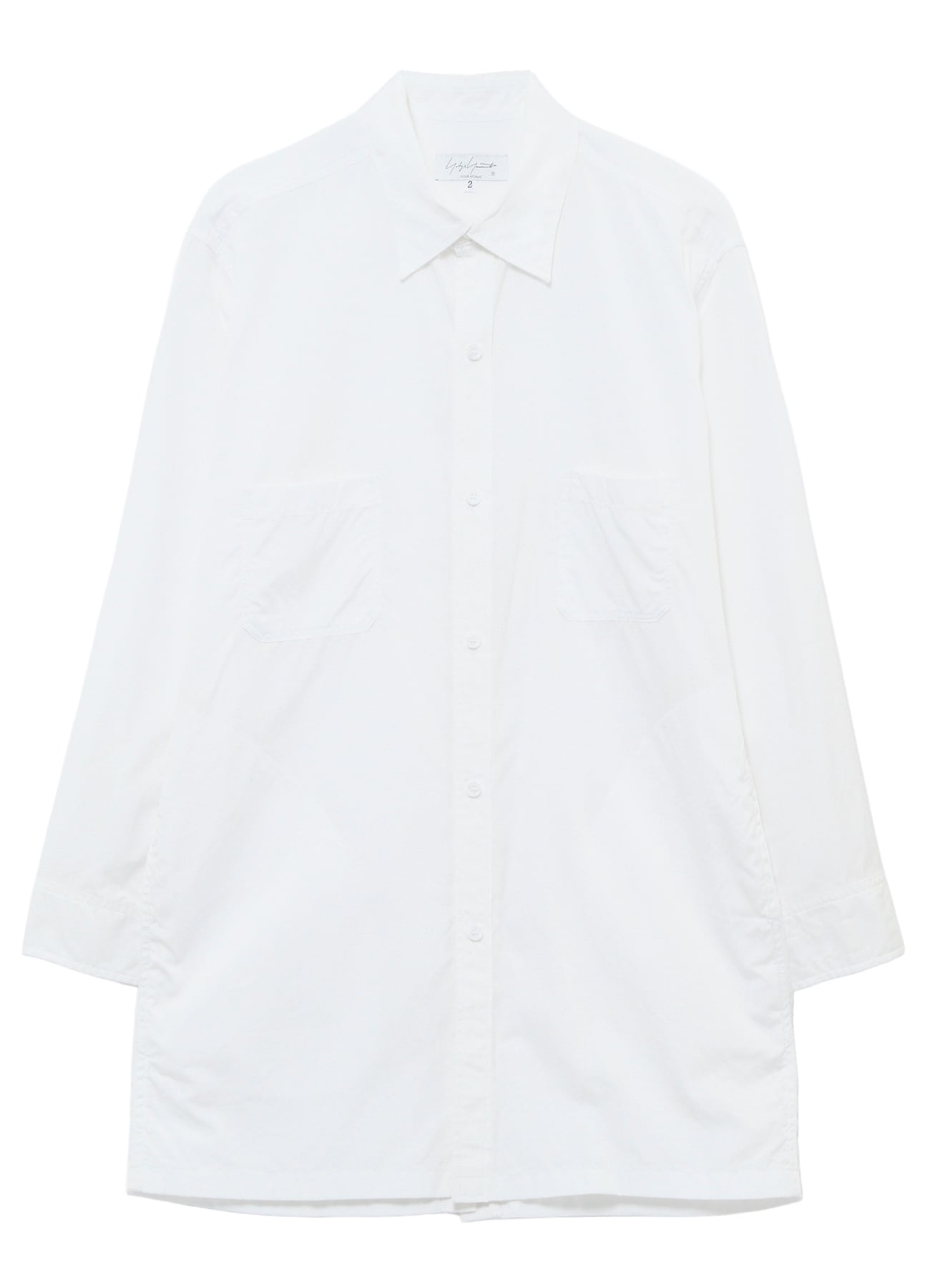 CHAIN STITCH BROAD BACK SIDE OPEN GATHER BLOUSE