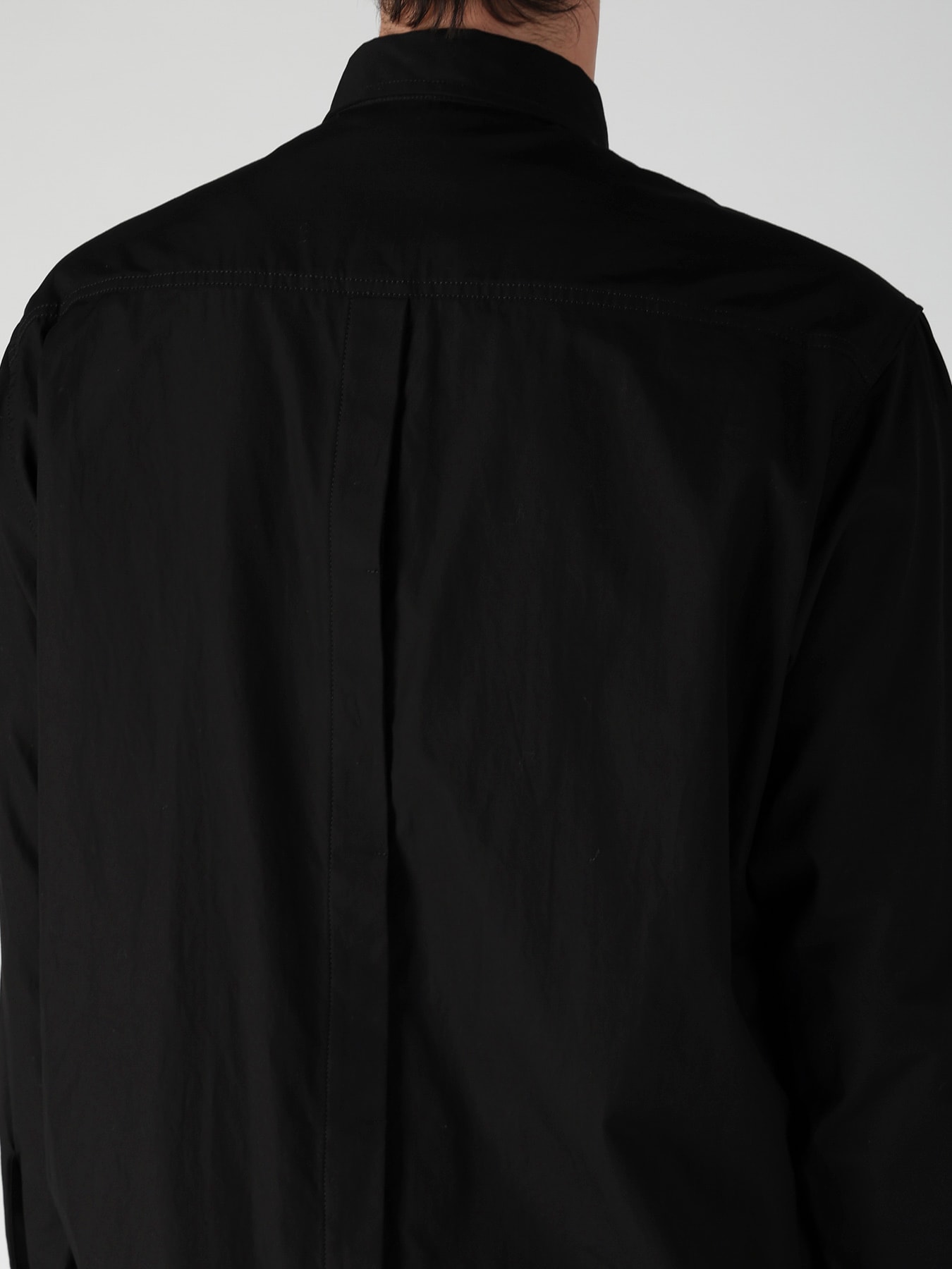 CHAIN STITCH BROAD BACK SIDE OPEN GATHER BLOUSE