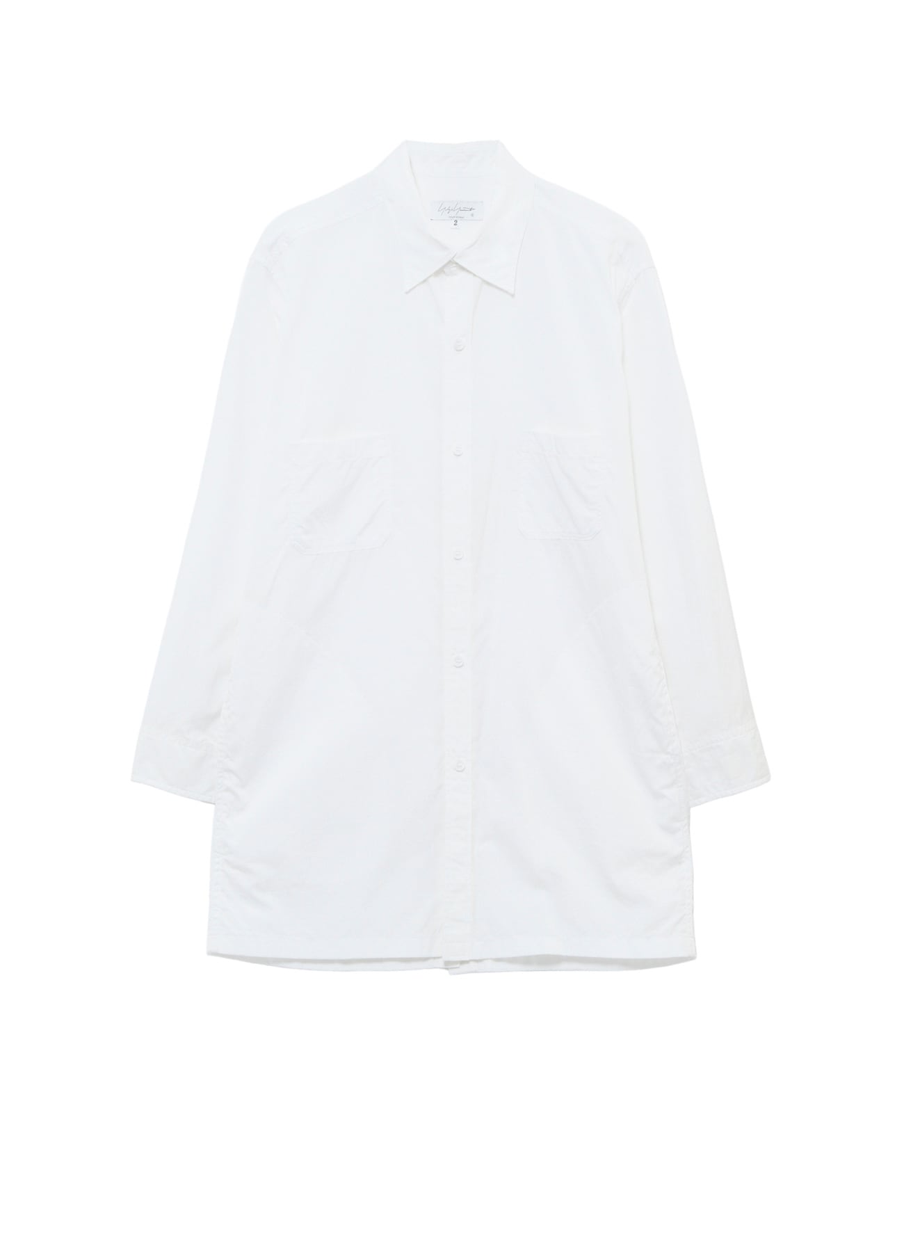 CHAIN STITCH BROAD BACK SIDE OPEN GATHER BLOUSE