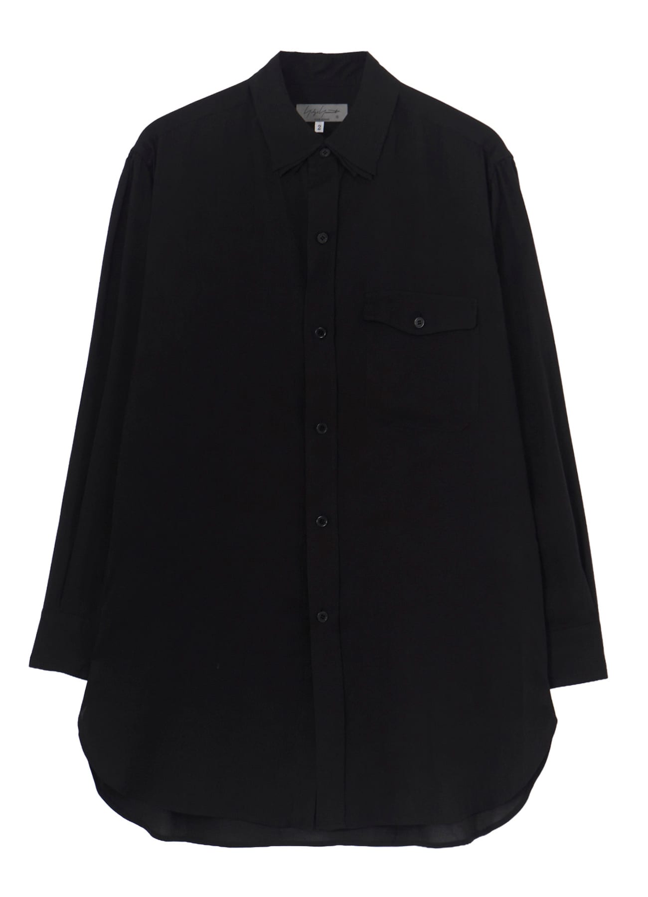 CELLULOSE LAWN TRIPLE COLLAR BLOUSE