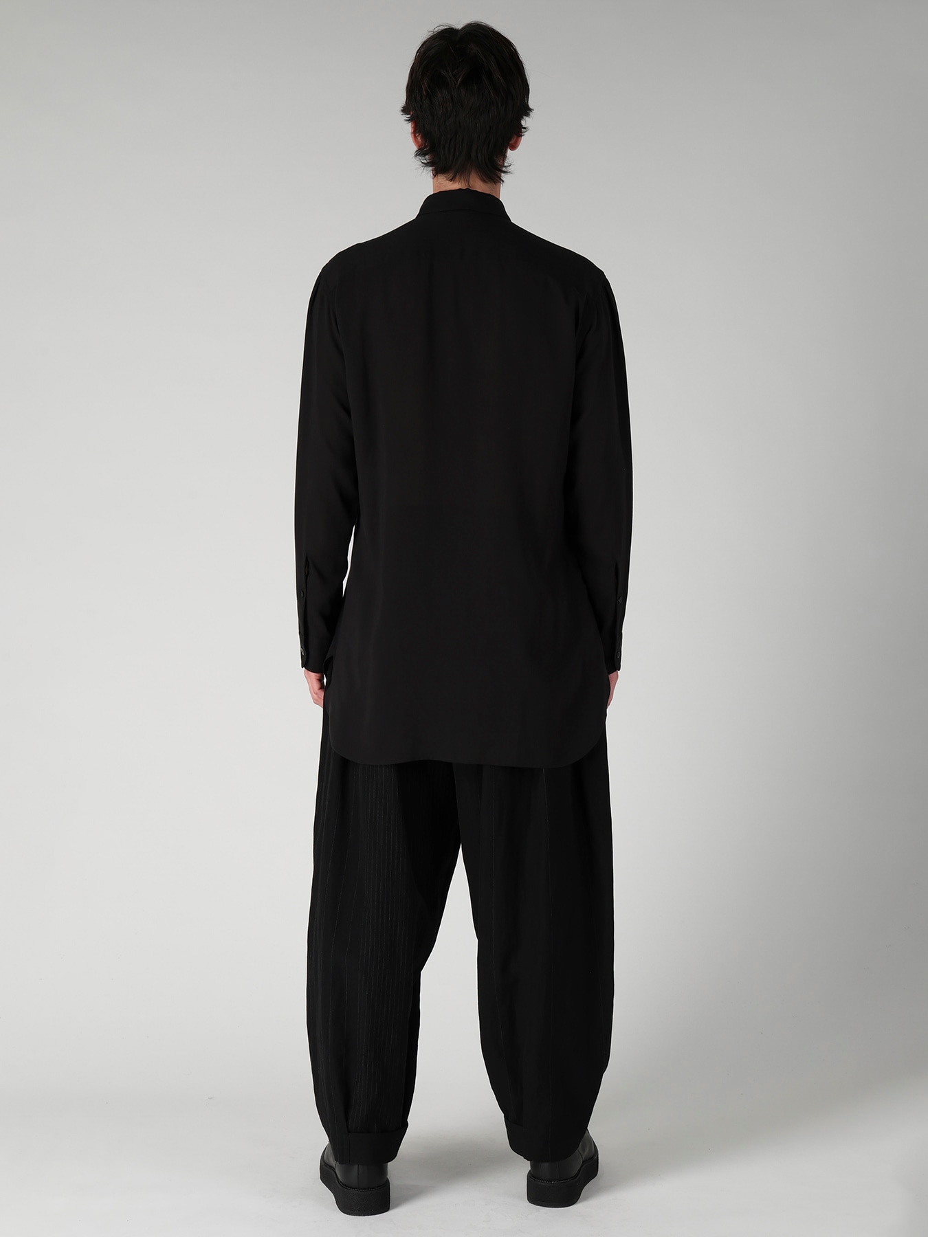 CELLULOSE LAWN TRIPLE COLLAR BLOUSE