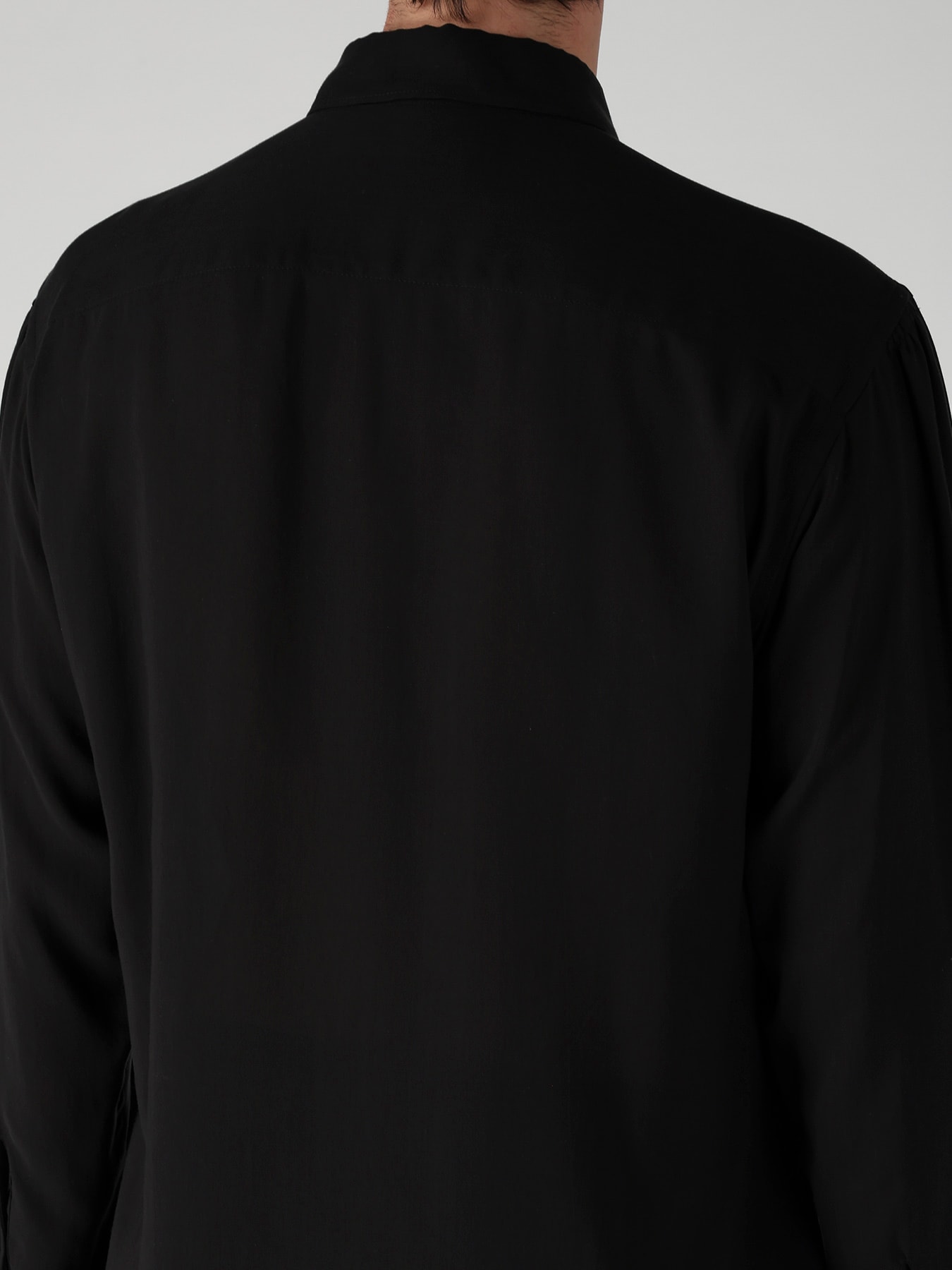 CELLULOSE LAWN TRIPLE COLLAR BLOUSE