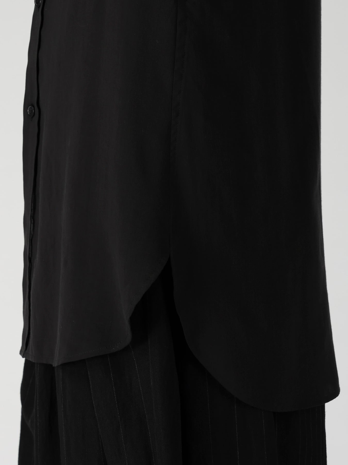 CELLULOSE LAWN TRIPLE COLLAR BLOUSE