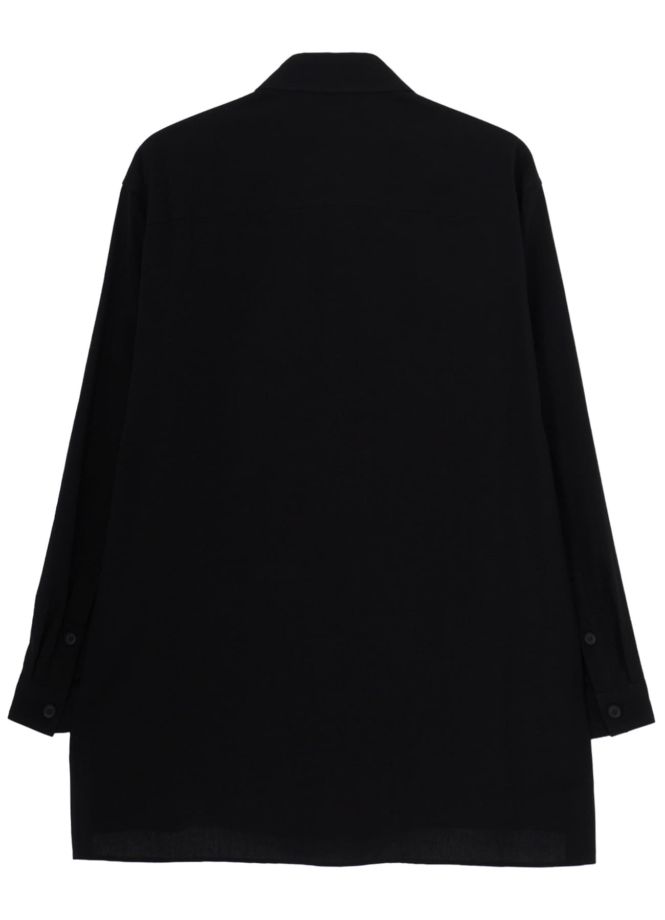 ORGANIC CALICO DOUBLE FRONT MILITARY BLOUSE