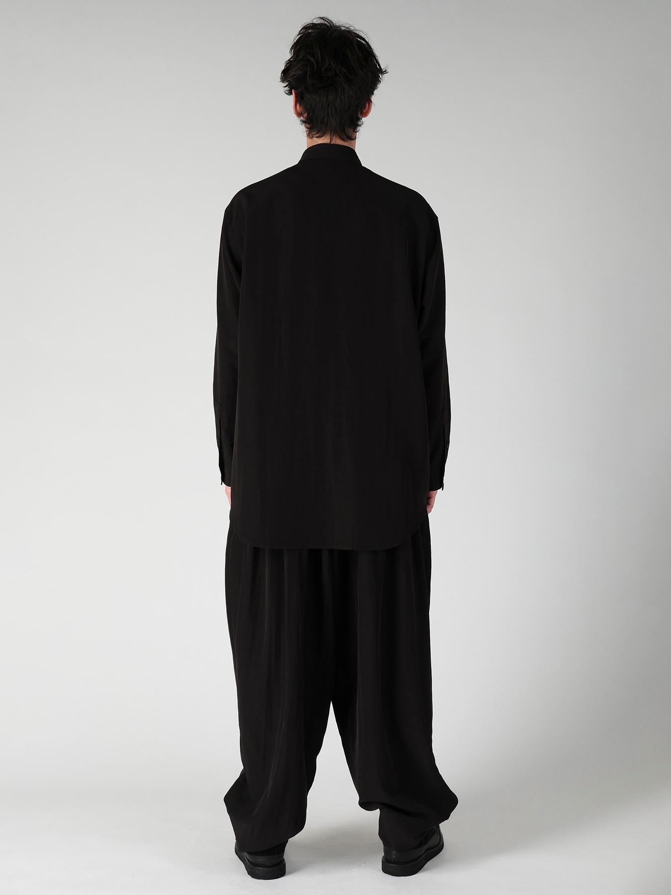 TA SLUB DE CHINE FRONT TAB SHIRT