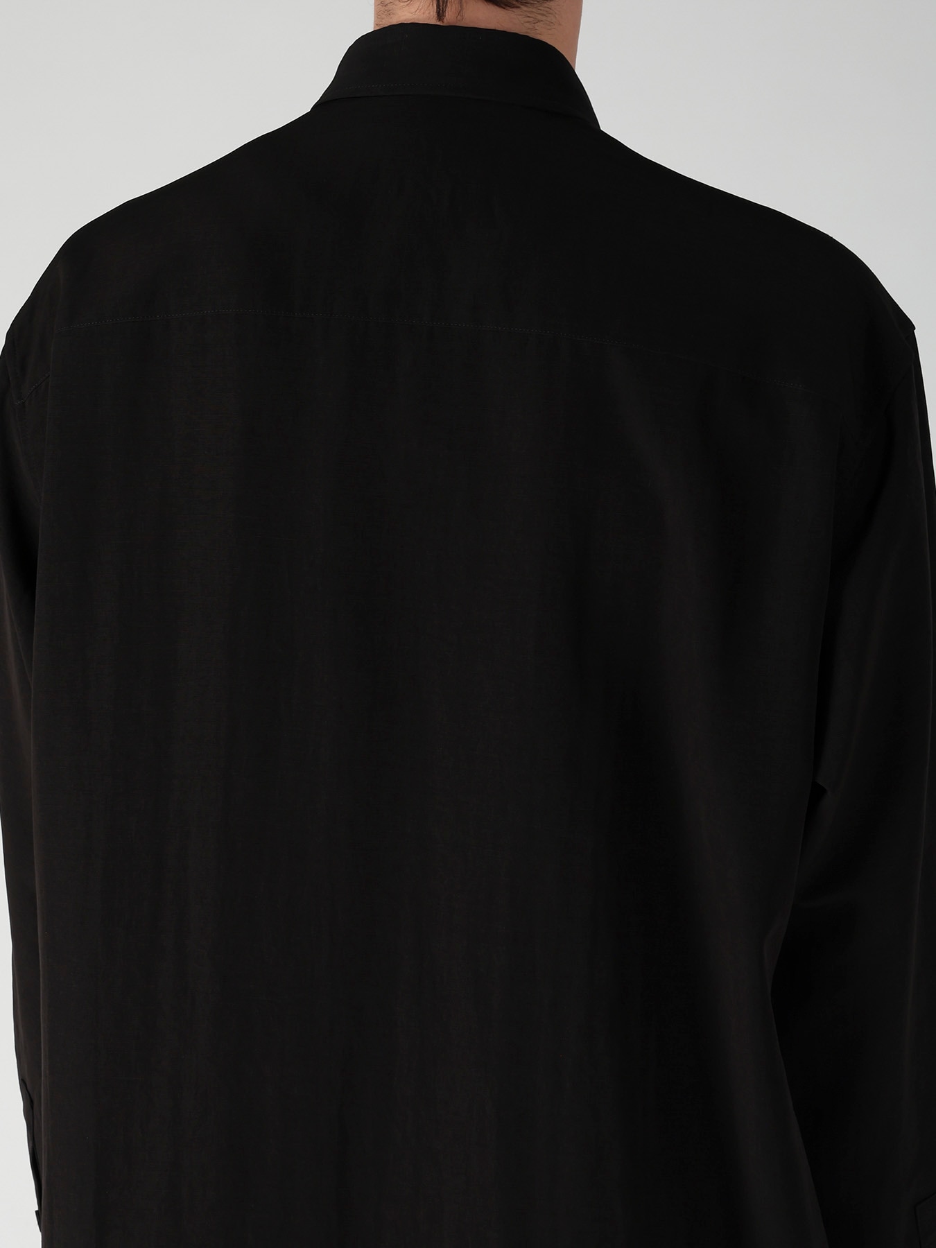 TA SLUB DE CHINE FRONT TAB SHIRT