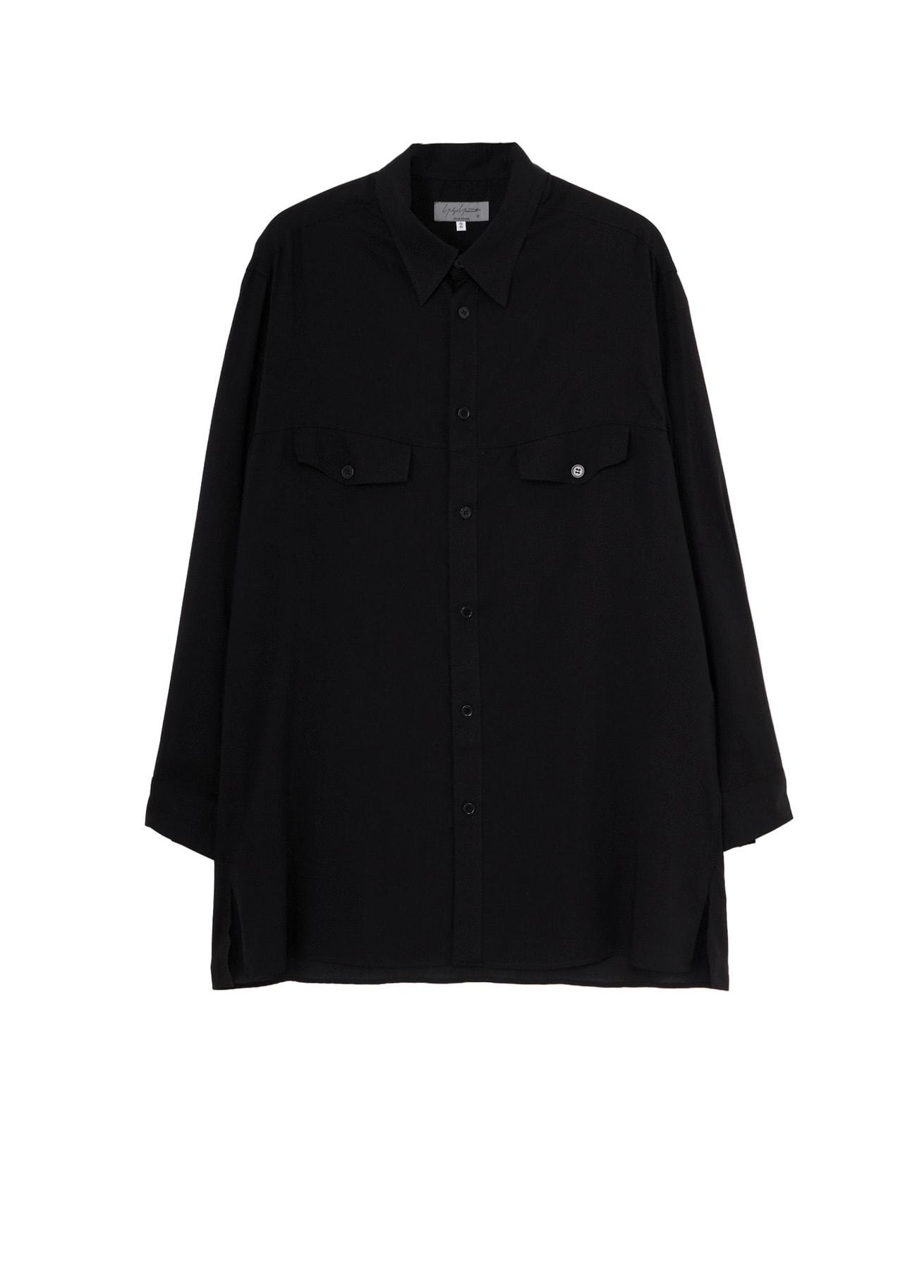 CELLULOSE LAWN CHEST PANEL POCKET BLOUSE