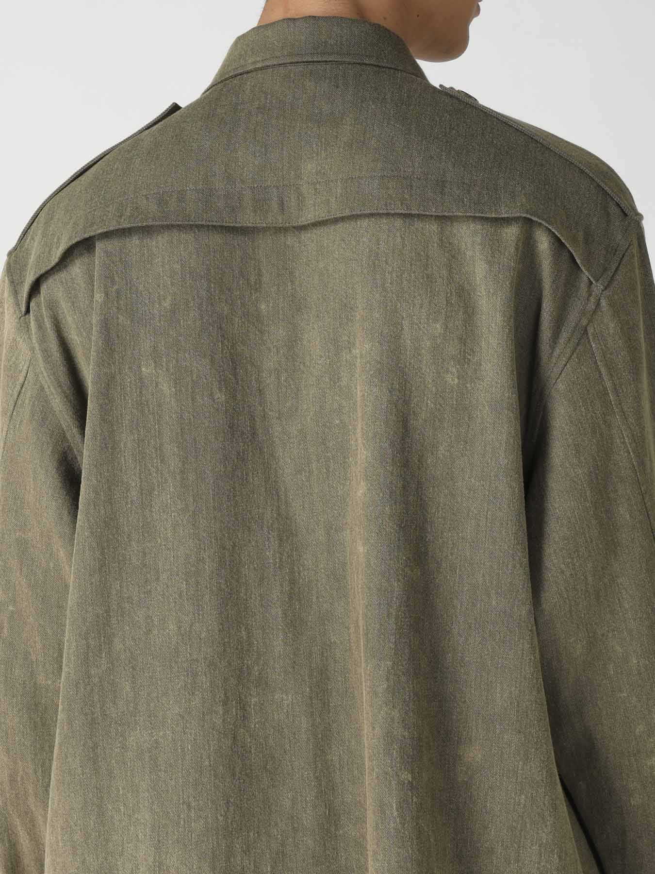 8OZ CHEMICAL BREACH SHOULDER EPAULET WORK BLOUSE