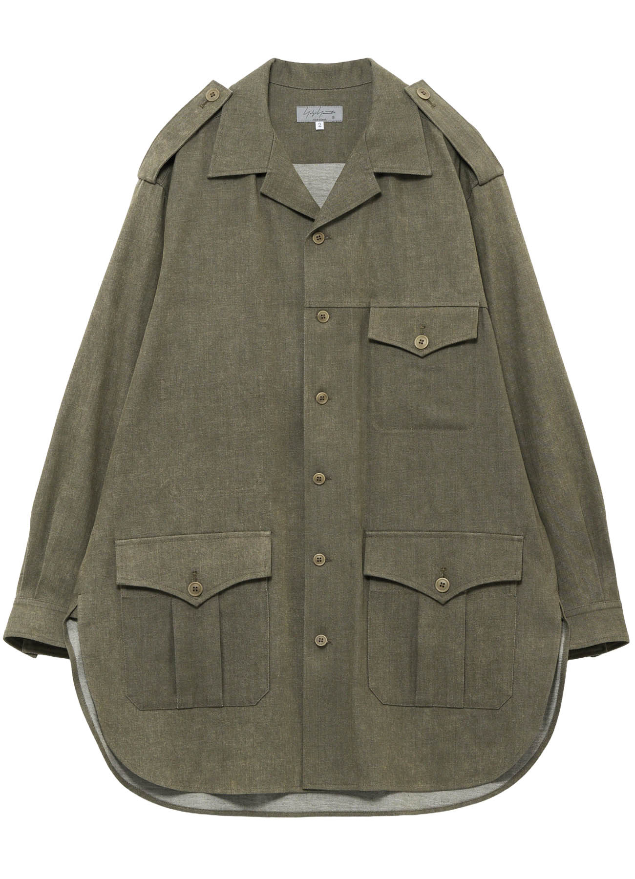 8OZ CHEMICAL BREACH SHOULDER EPAULET WORK BLOUSE
