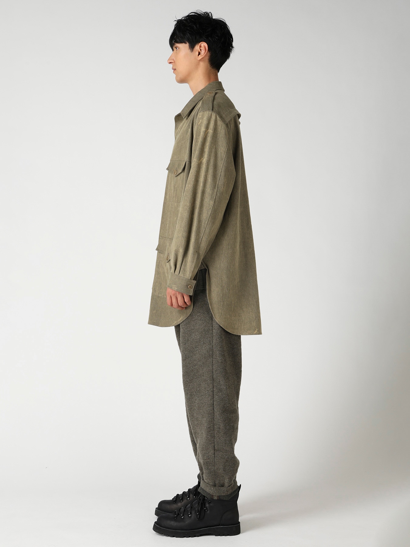 8OZ CHEMICAL BREACH SHOULDER EPAULET WORK BLOUSE