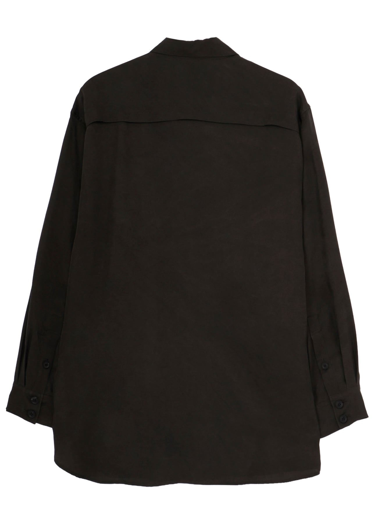 PIGMENT DYE TWILL CHEST DETAIL BLOUSE